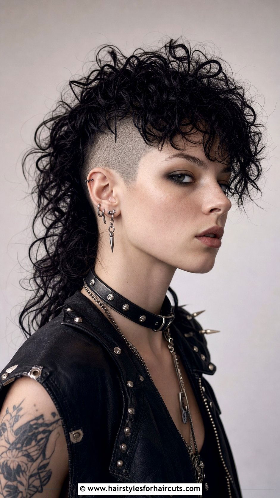 Disconnected Curly Mullet - 25 mullet haircuts curly hair - 25 mullet haircuts curly hair