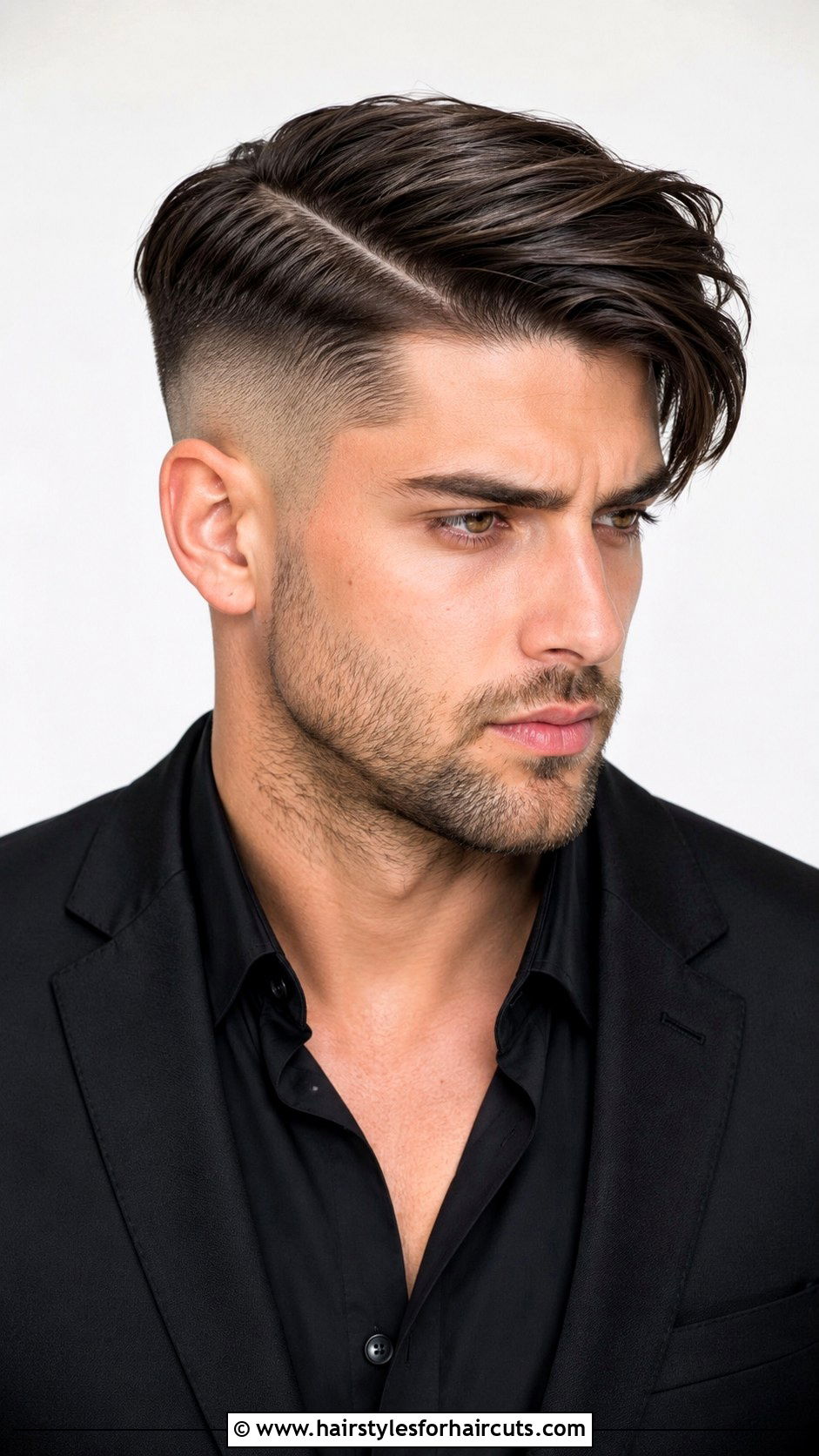 Disconnected Side Part - 25 1920s hairstyles men - 25 1920s hairstyles men