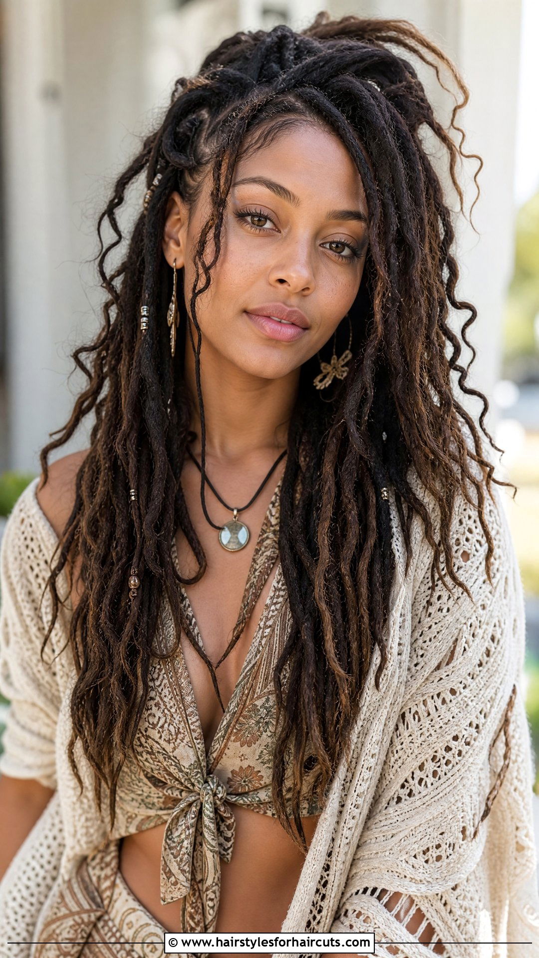 Distressed Locs - 25 exotic hairstyles for black hair - 25 exotic hairstyles for black hair
