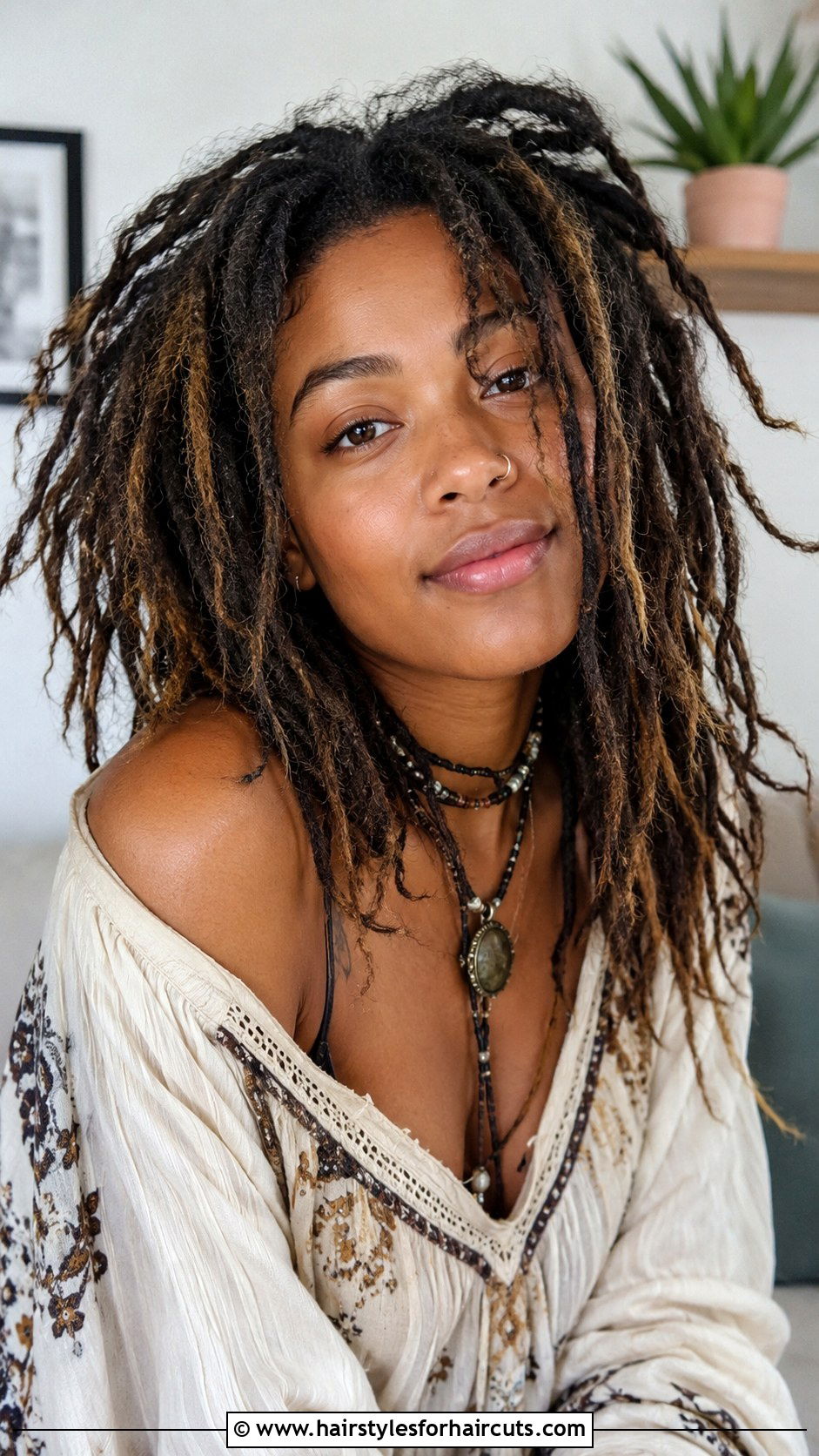Distressed Locs - 25 locked hairstyles - 25 locked hairstyles