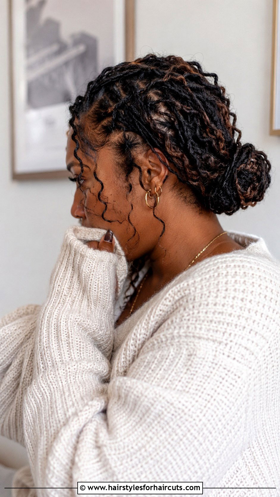 Distressed Locs Low Bun - 25 braided low bun hairstyles for black hair - 25 braided low bun hairstyles for black hair
