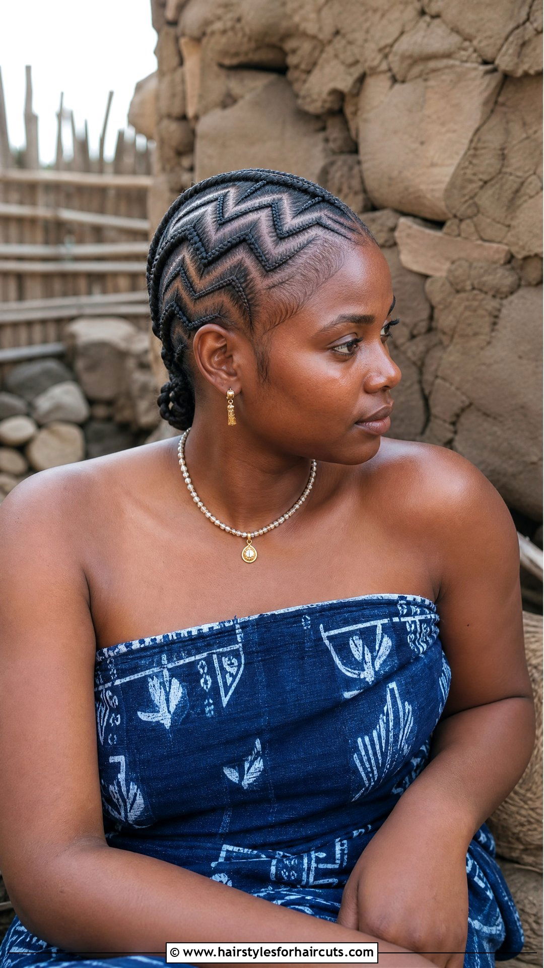 Dogon Zigzag Braid Hairstyle - 25 ancient african hairstyles - 25 ancient african hairstyles