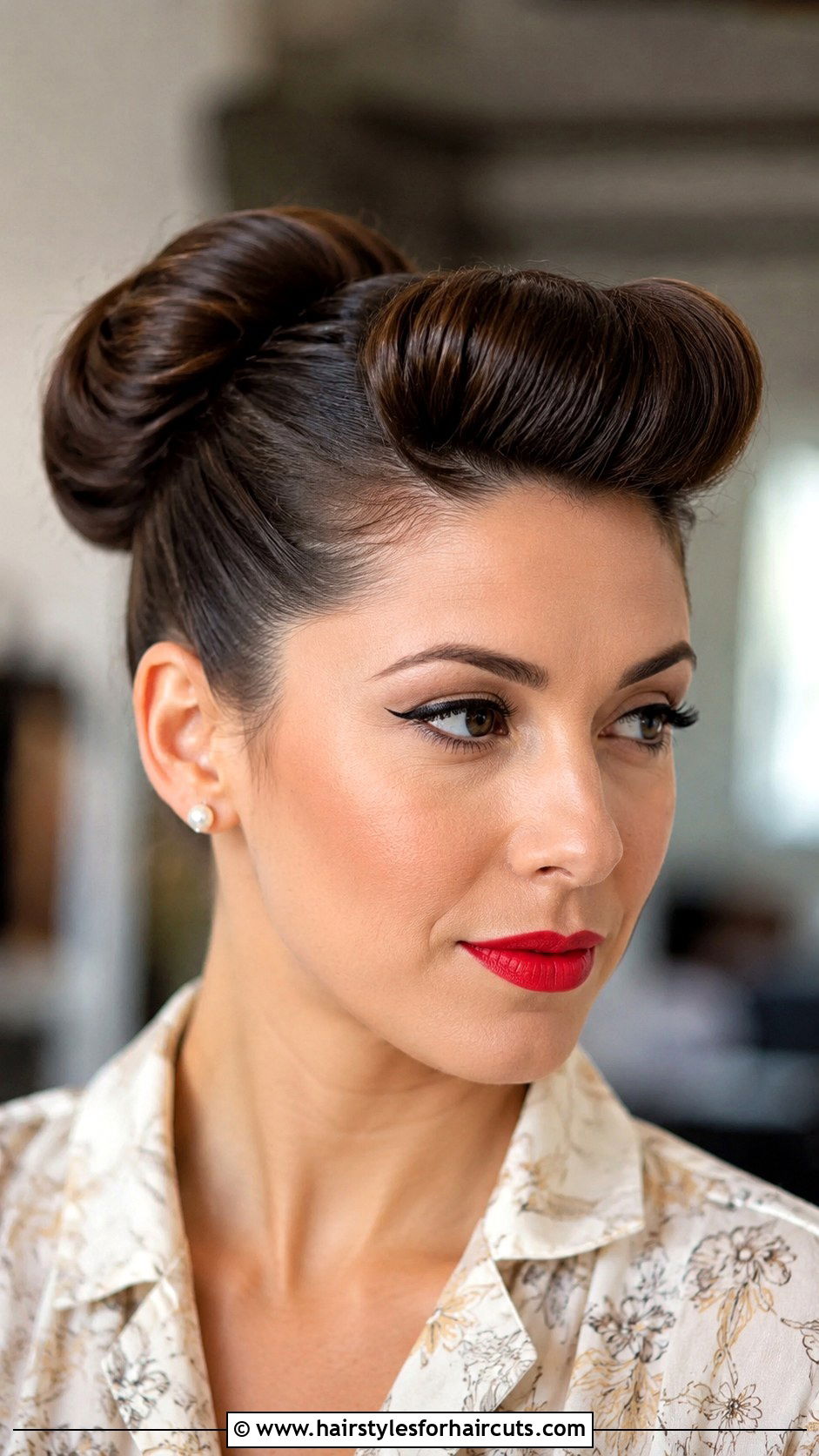 Donut Bun With Front Poof - 25 donut bun hairstyles for short hair - 25 donut bun hairstyles for short hair