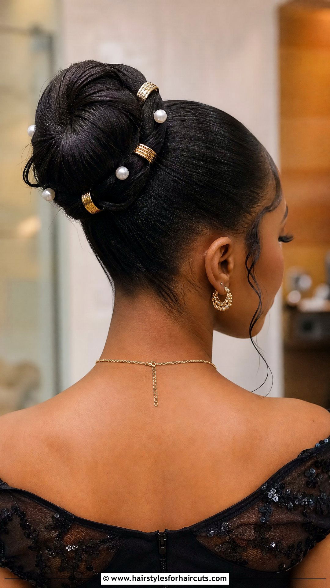 Donut Bun With Hair Accessories - 25 donut bun hairstyles for black hair - 25 donut bun hairstyles for black hair