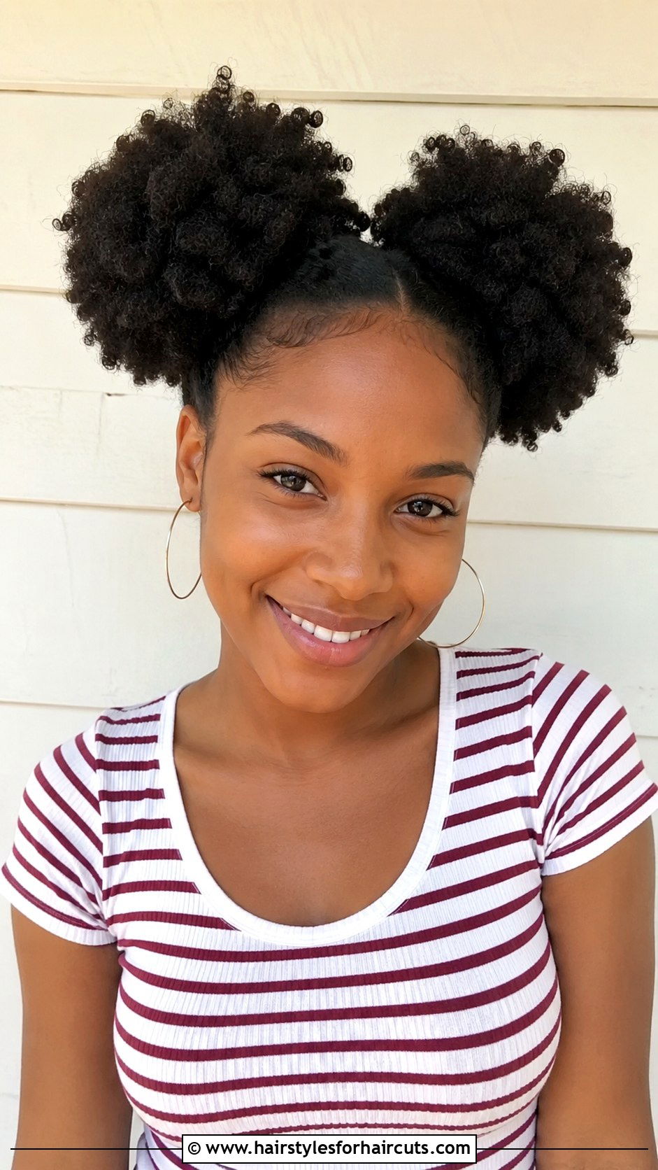 Double Afro Puffs - 25 afro hair hairstyles - 25 afro hair hairstyles