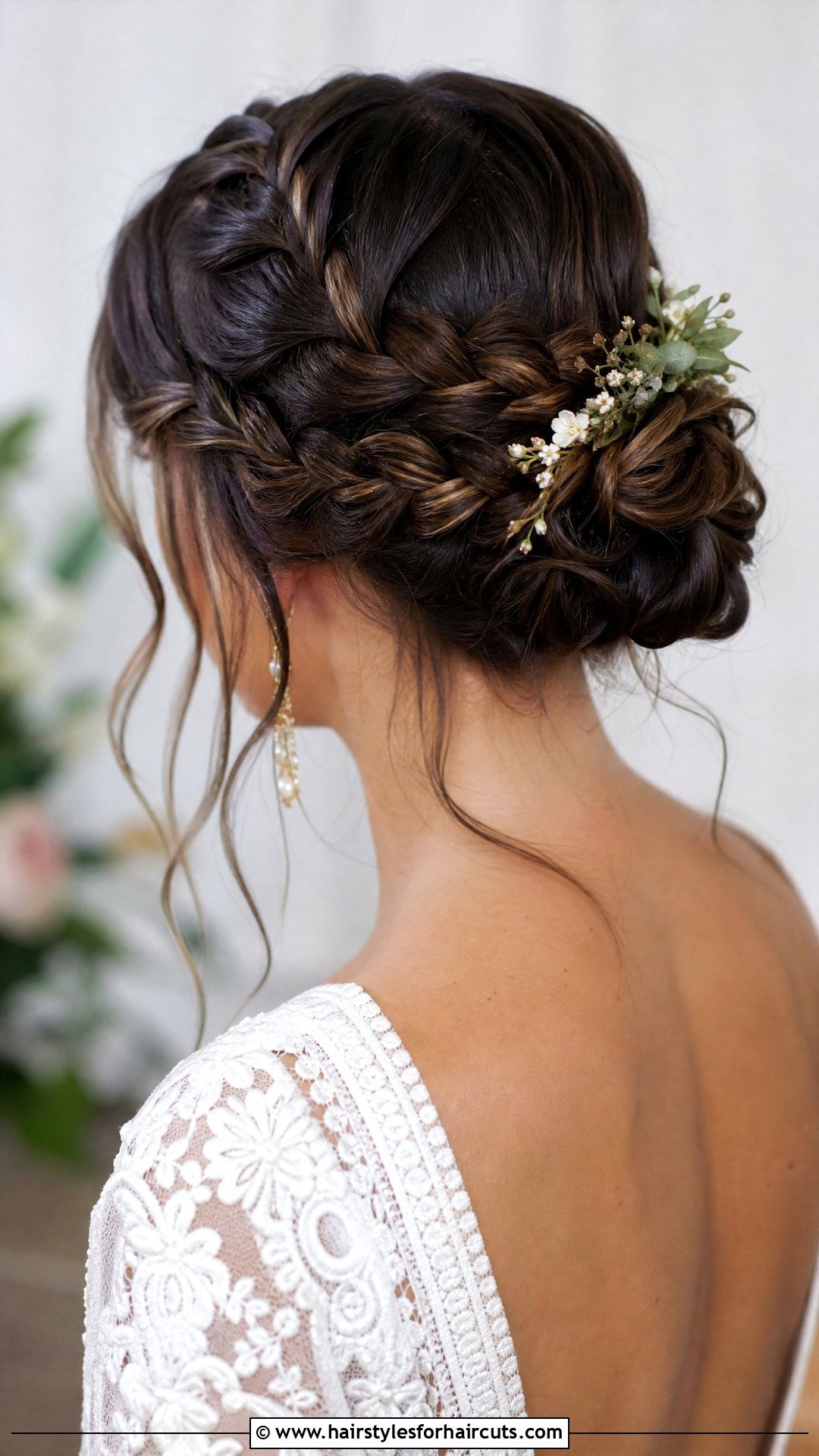 Double Braid Wedding Hairstyle - 25 wedding hairstyles for dark hair - 25 wedding hairstyles for dark hair