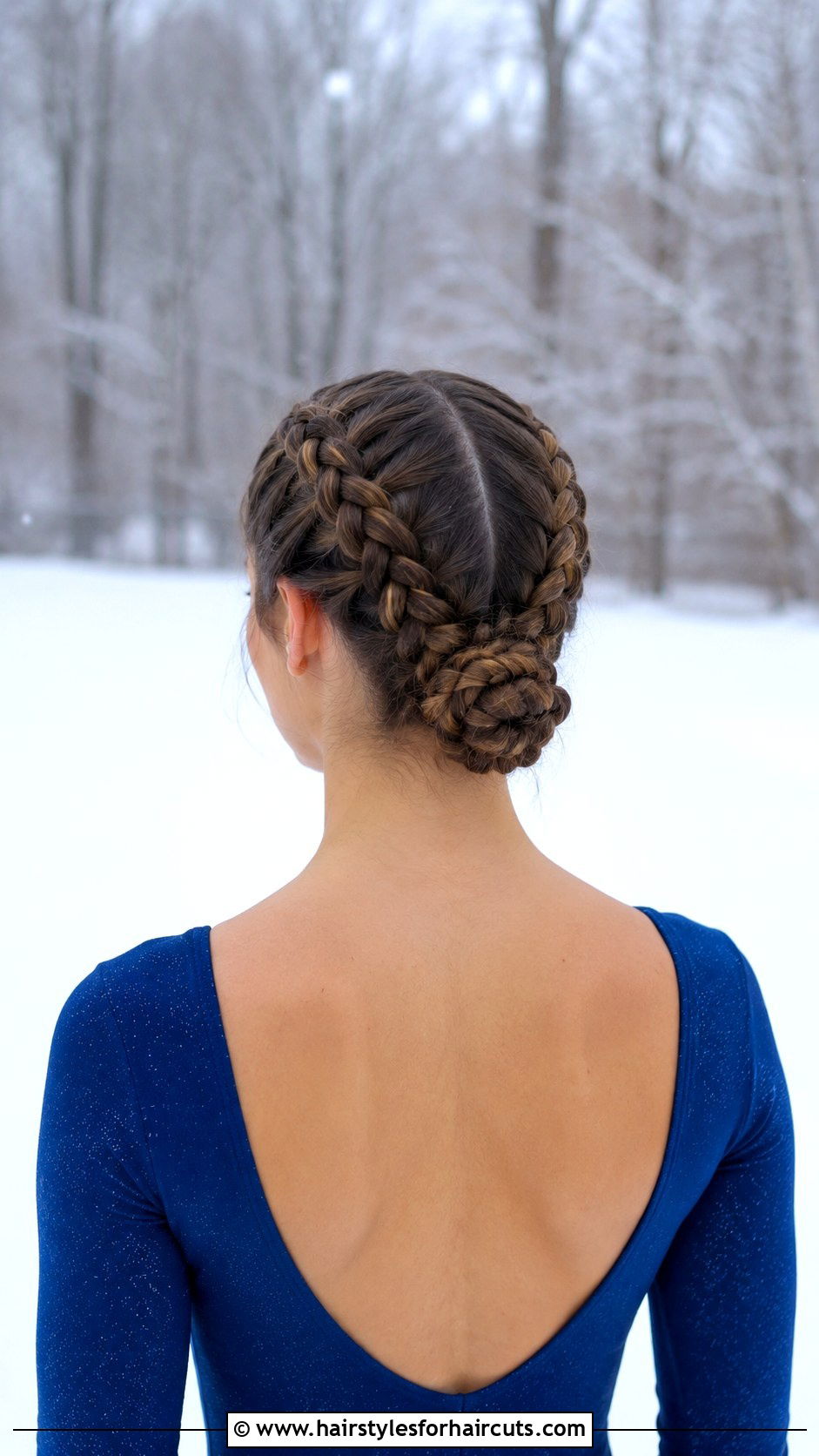 Double Braided Bun - 25 ballet hairstyles - 25 ballet hairstyles