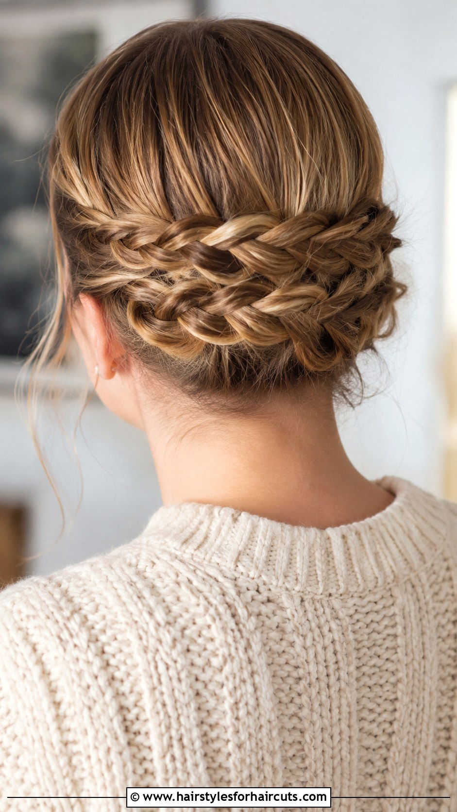 Double Braided Bun - 25 easy bun hairstyles for long hair - 25 easy bun hairstyles for long hair