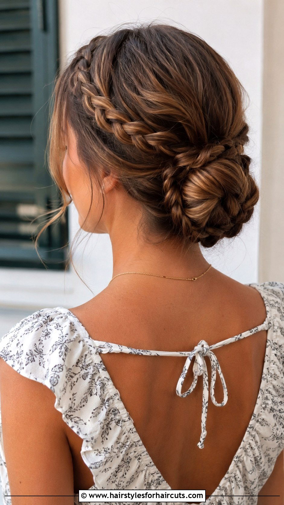 Double Braided Chignon - 25 chignon hairstyles for medium length hair - 25 chignon hairstyles for medium length hair