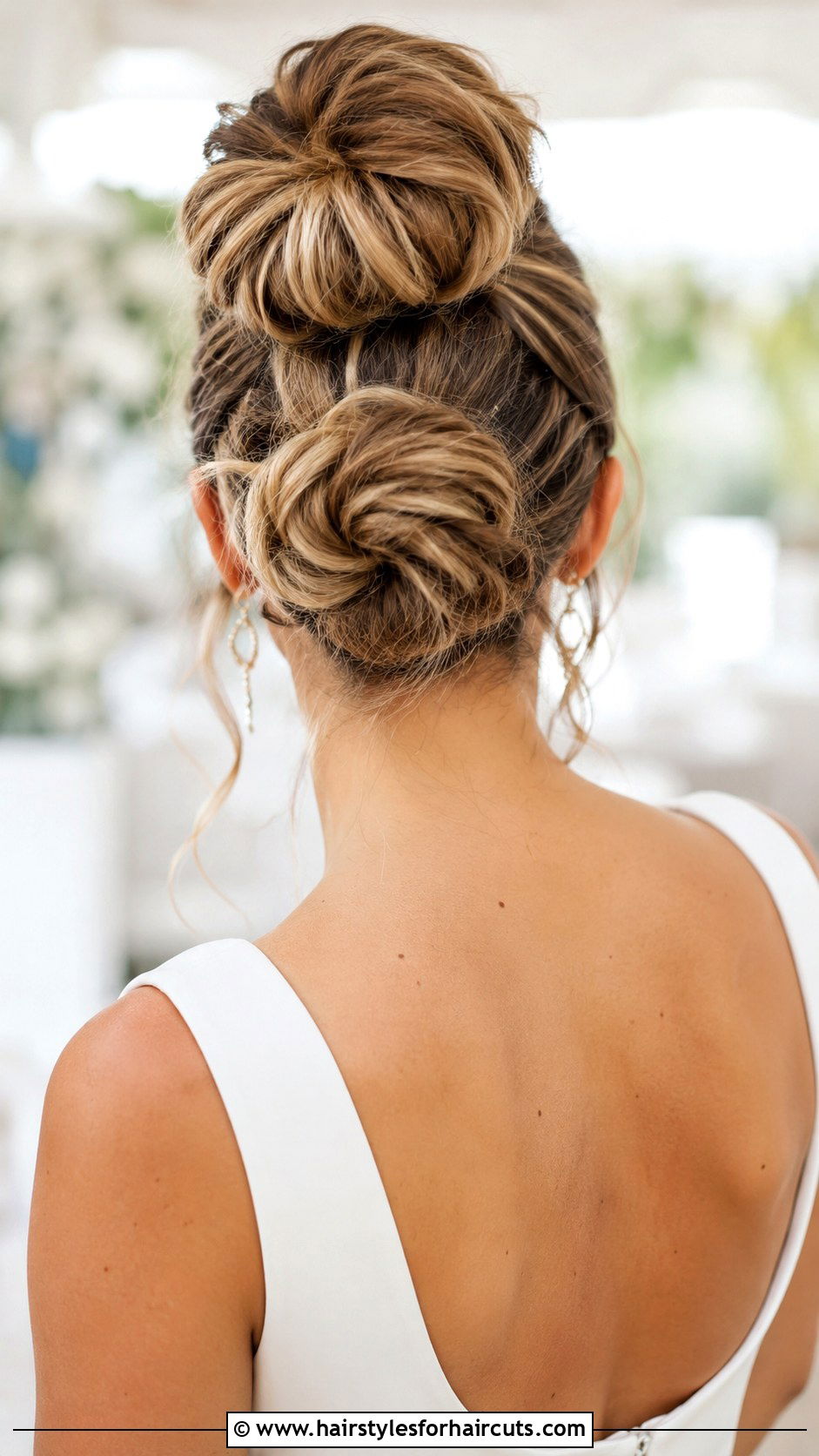 Double Bun Wedding Hairstyle - 25 bun wedding hairstyles - 25 bun wedding hairstyles