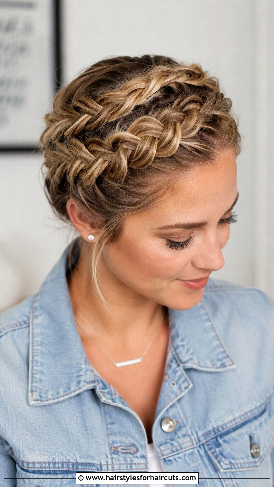 Double Crown Braid - 25 hair crown hairstyles - 25 hair crown hairstyles