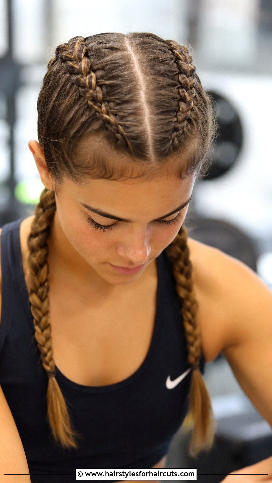 Double Dutch Braids - 25 easy hairstyles for girls with curly hair - 25 easy hairstyles for girls with curly hair