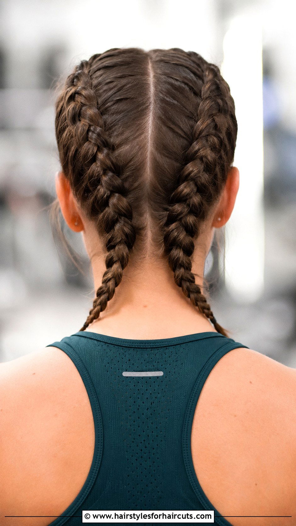 Double Dutch Braids - 25 easy hairstyles for shoulder length straight hair - 25 easy hairstyles for shoulder length straight hair