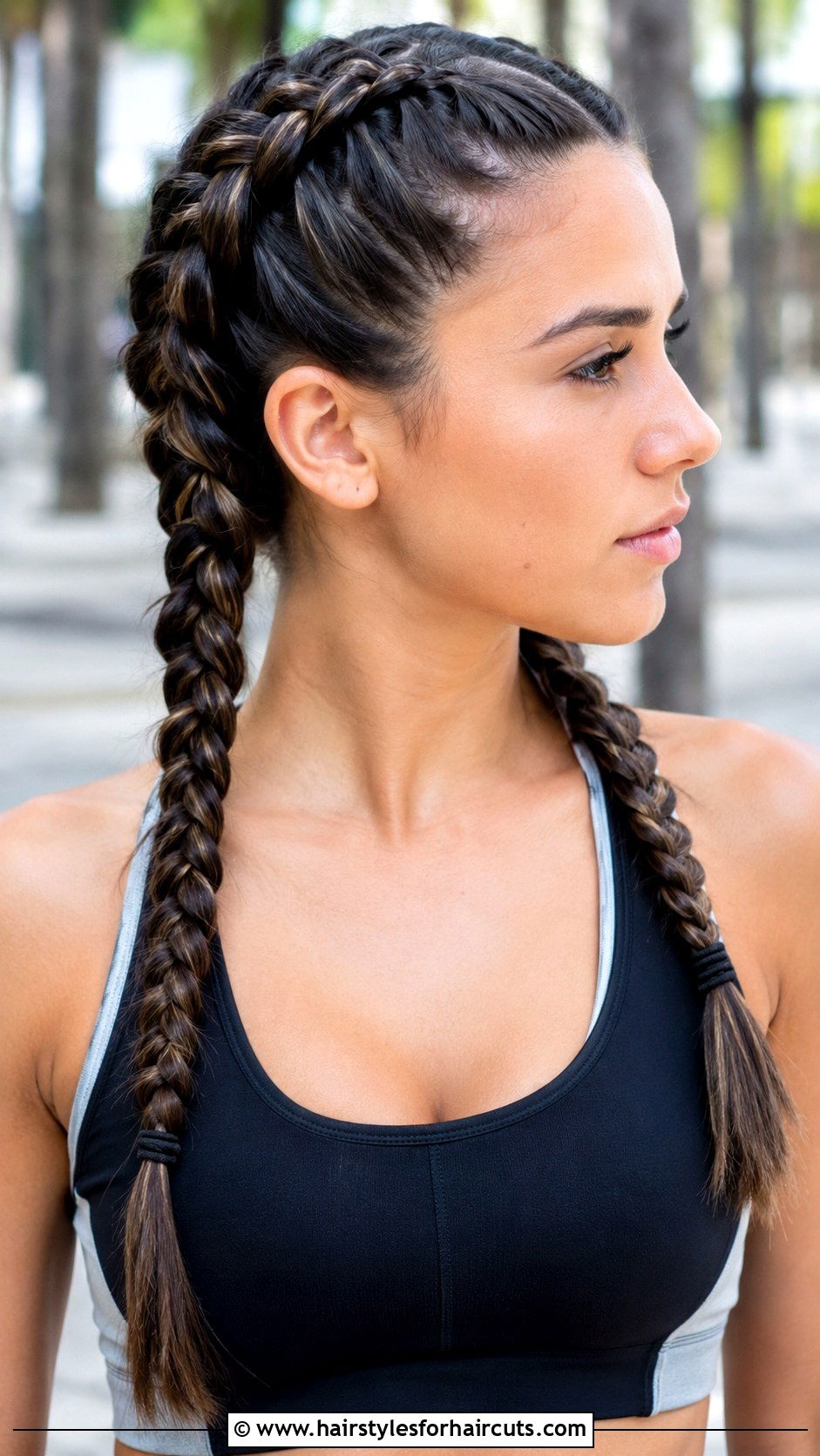 Double Dutch Braids - 25 festival hairstyles - 25 festival hairstyles