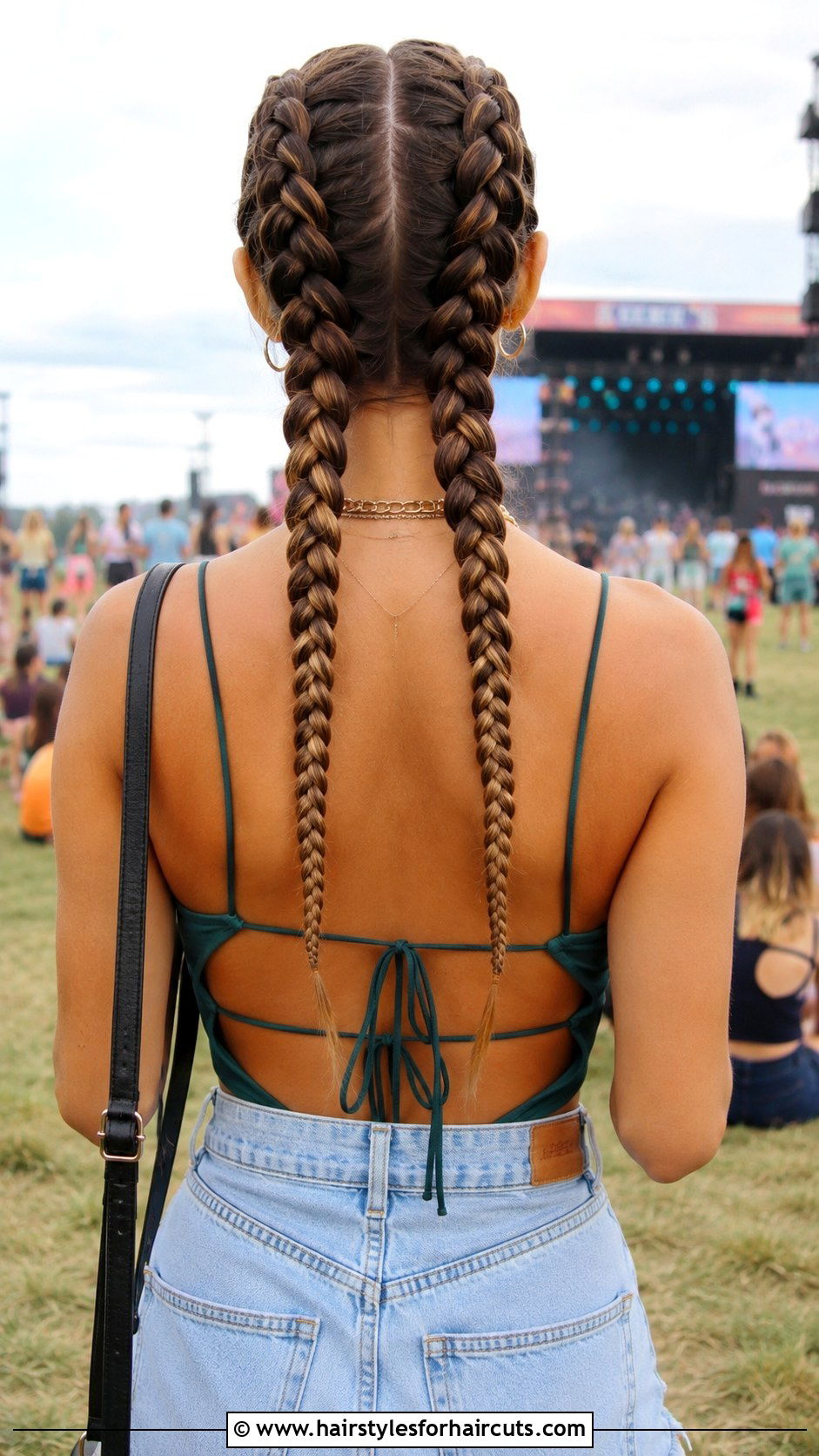 Double Dutch Braids - 25 back hairstyles - 25 back hairstyles