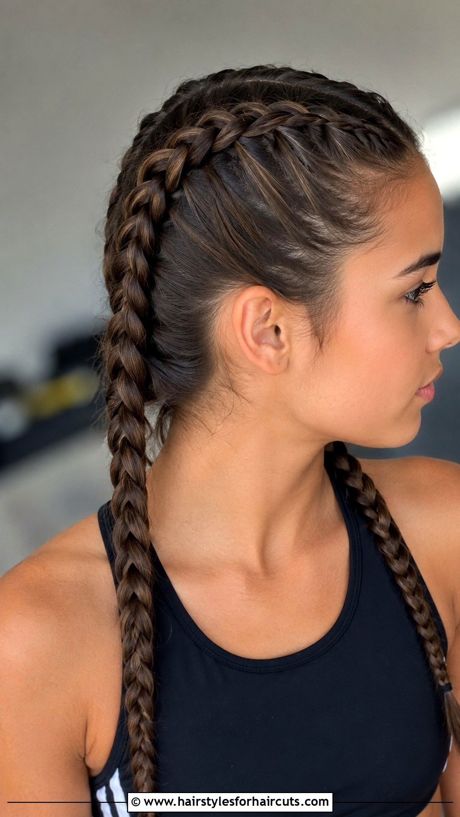 Double Dutch Braids - 25 girl simple hairstyles - 25 girl simple hairstyles