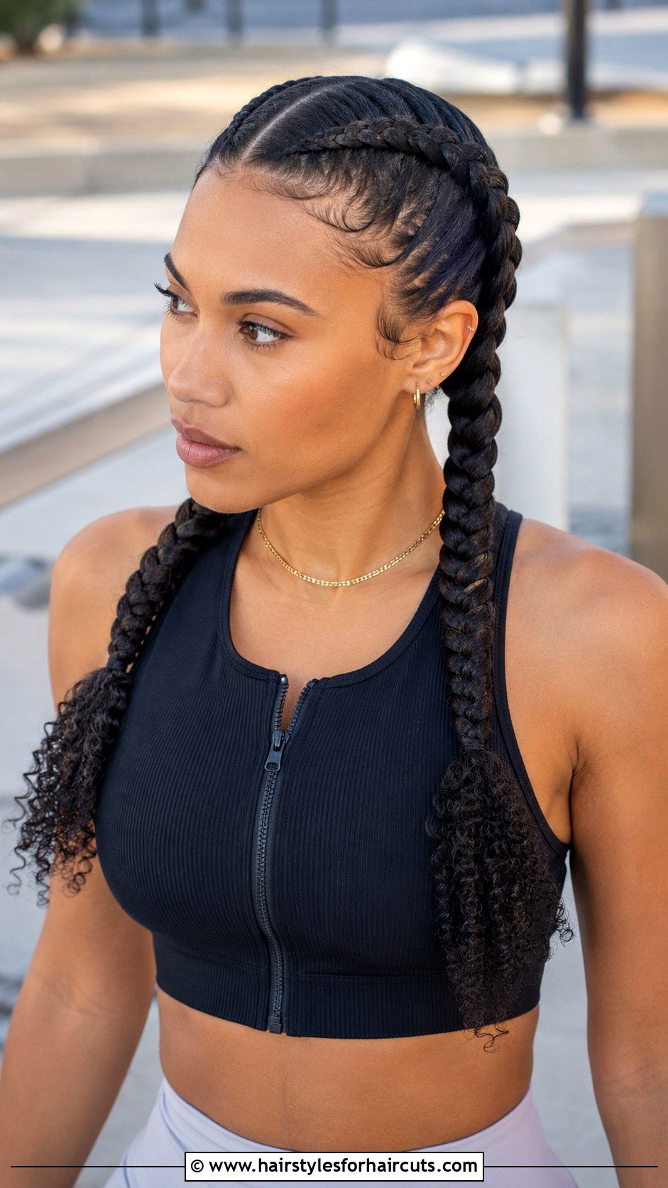 Double Dutch Braids Curly Hair - 25 cute hairstyles for frizzy curly hair - 25 cute hairstyles for frizzy curly hair
