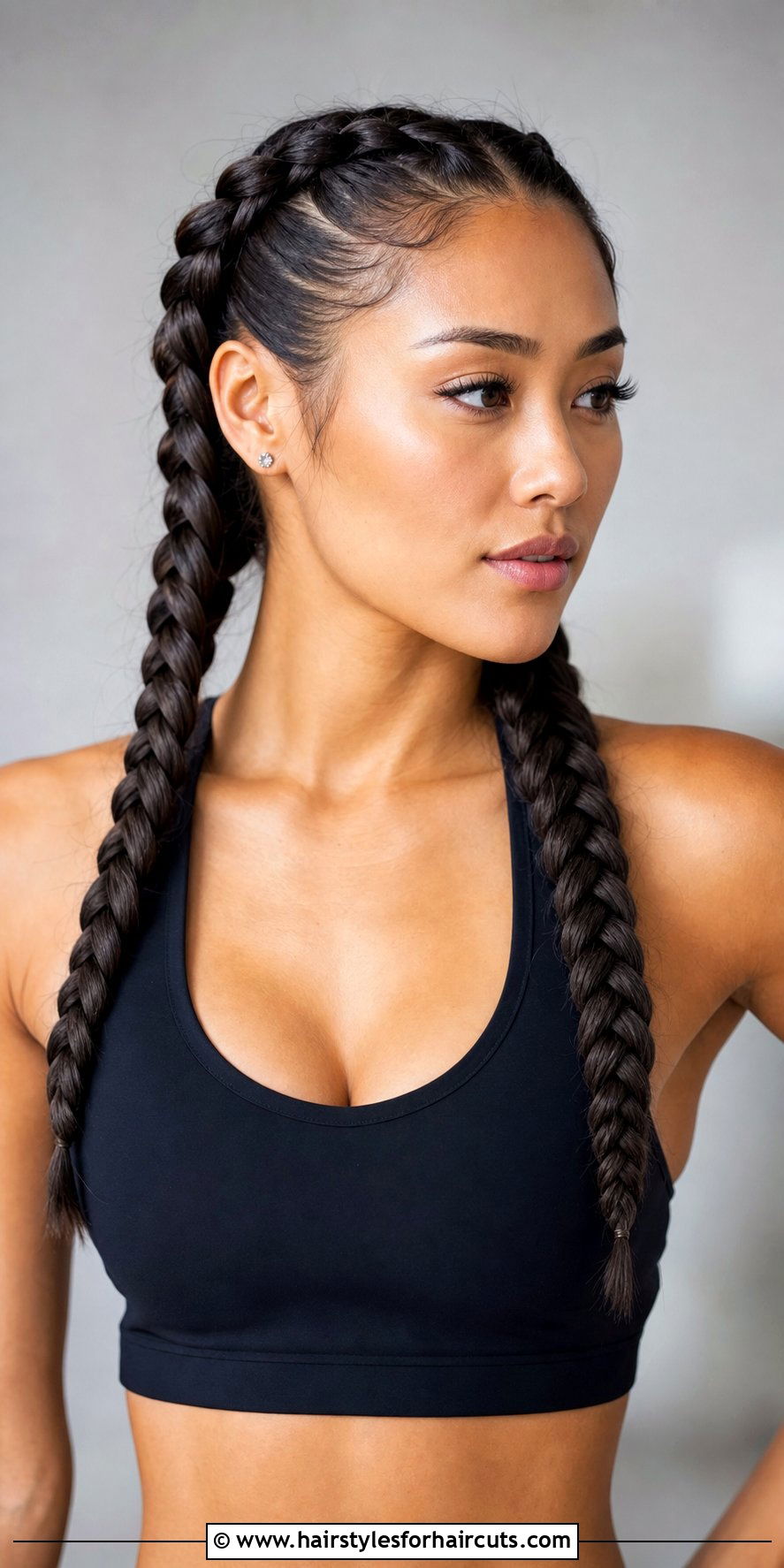 Double Dutch Braids For Fine Hair - 25 hairstyles for long thin hair women - 25 hairstyles for long thin hair women