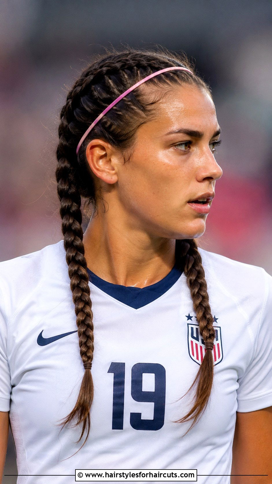 Double Dutch Braids For Soccer - 25 sports hairstyles for long hair - 25 sports hairstyles for long hair