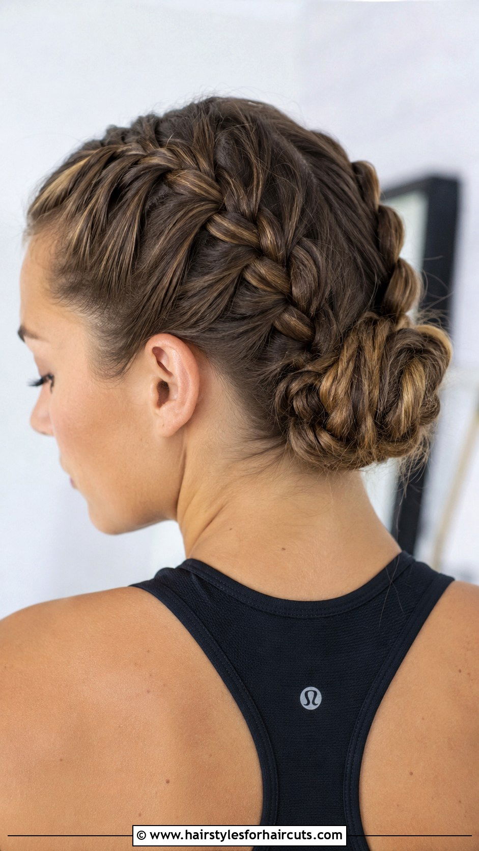 Double Dutch Braids Into A Bun - 25 thanksgiving hairstyles for long hair - 25 thanksgiving hairstyles for long hair