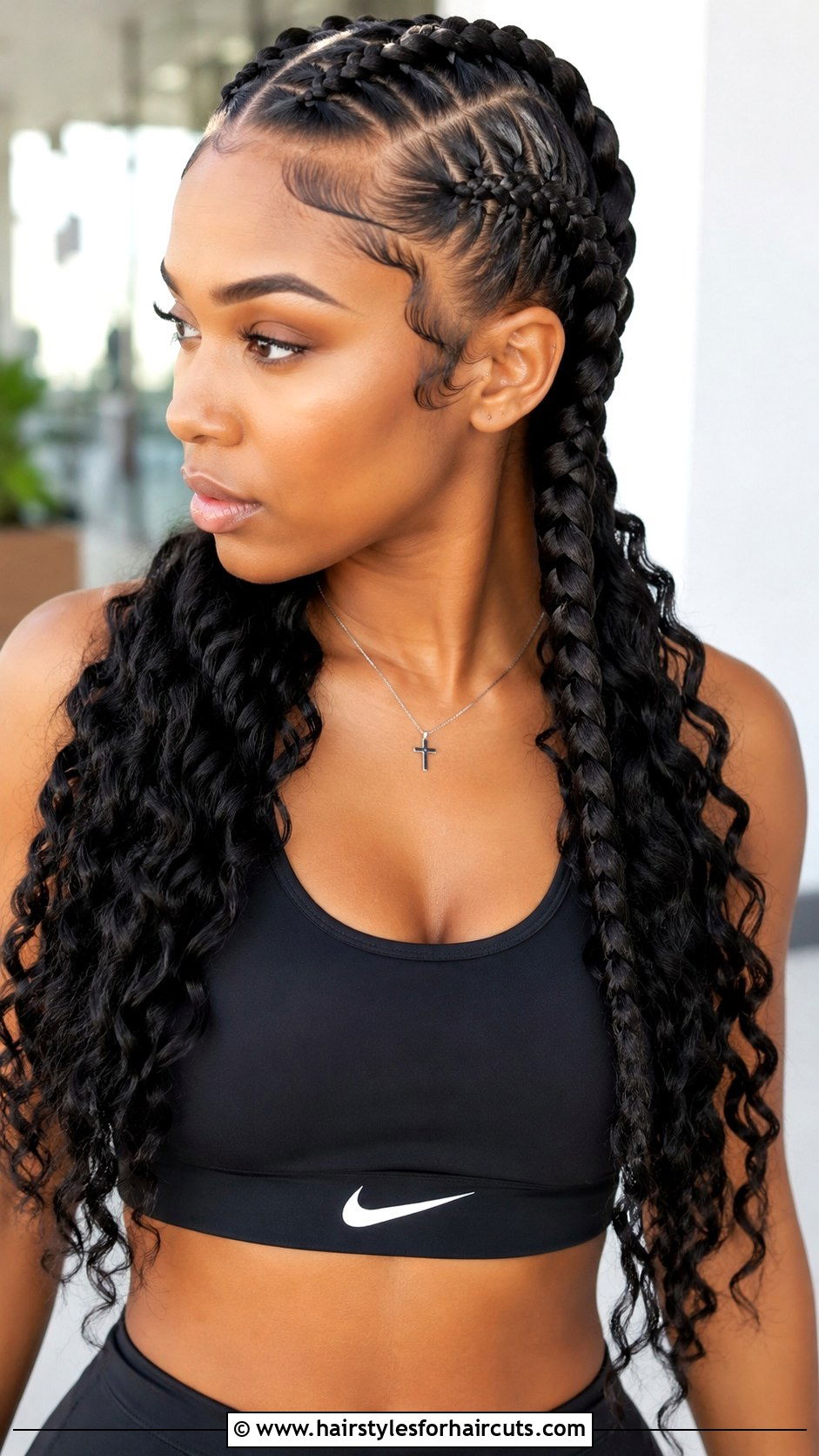 Double Dutch Braids Loose Curls - 25 cute hairstyles for loose curly hair - 25 cute hairstyles for loose curly hair