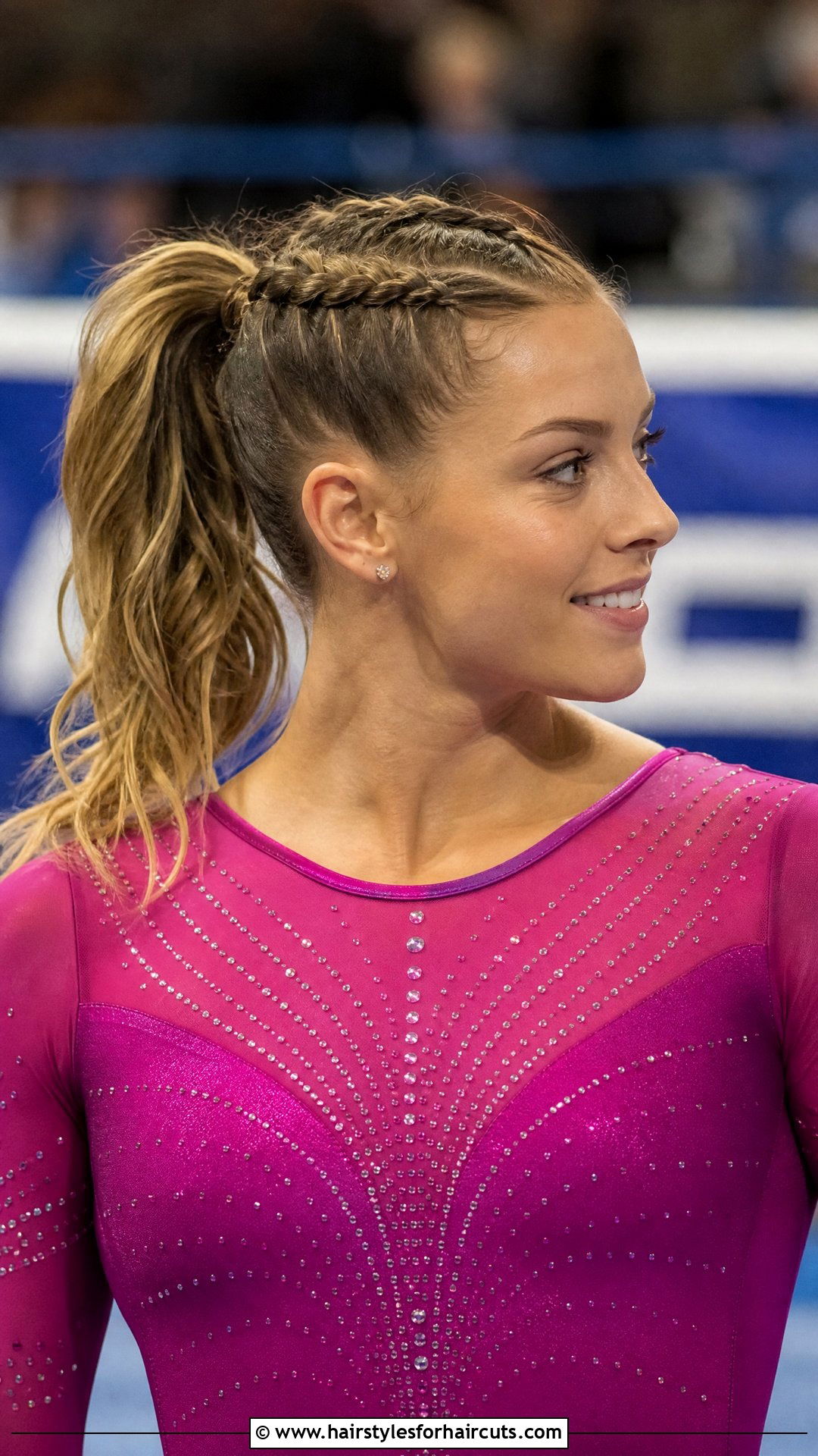 Double Dutch Braids Ponytail - 25 gymnastics hairstyles - 25 gymnastics hairstyles