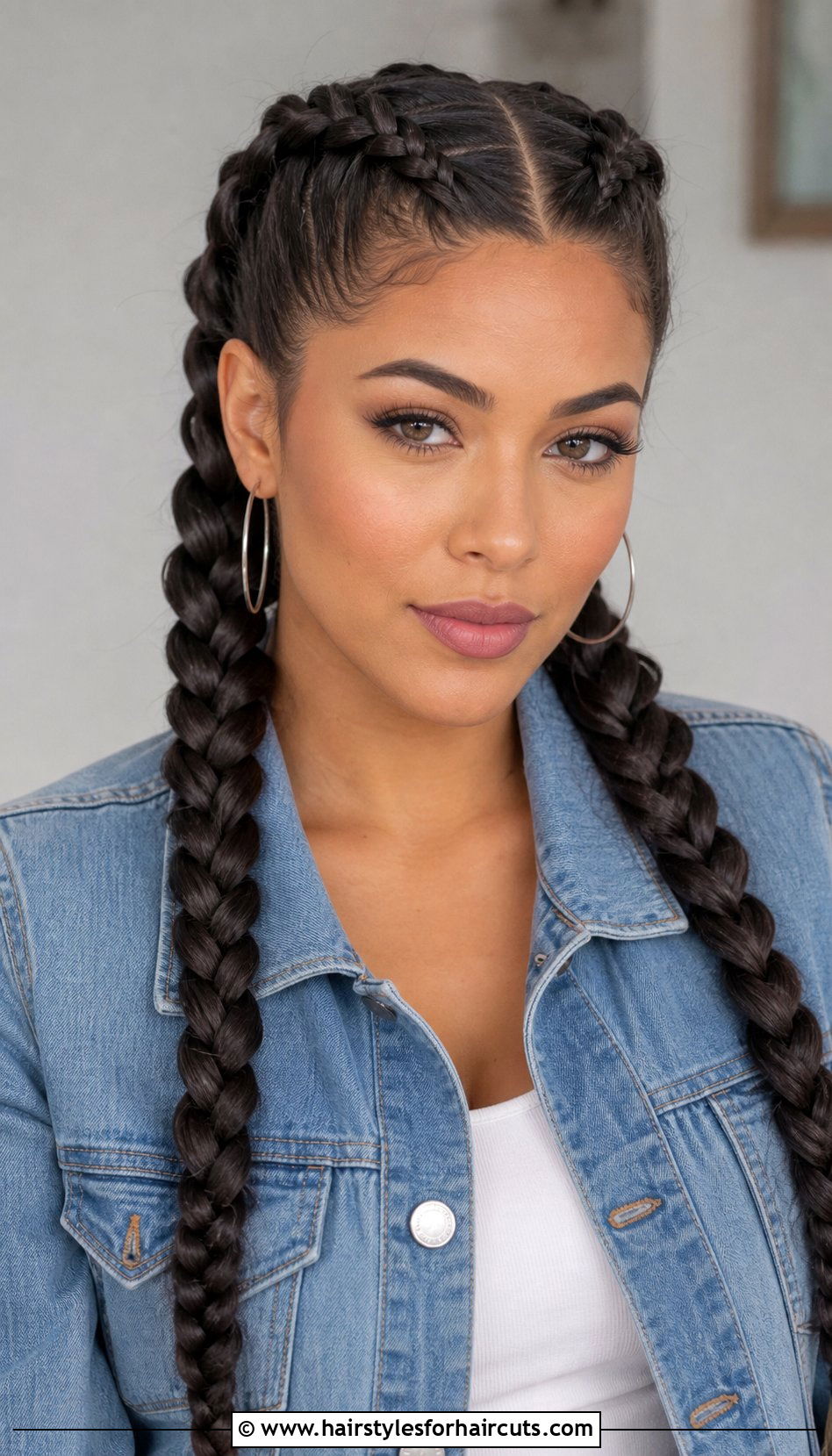 Double Dutch Pigtail Braids - 25 fun braided hairstyles for long hair - 25 fun braided hairstyles for long hair