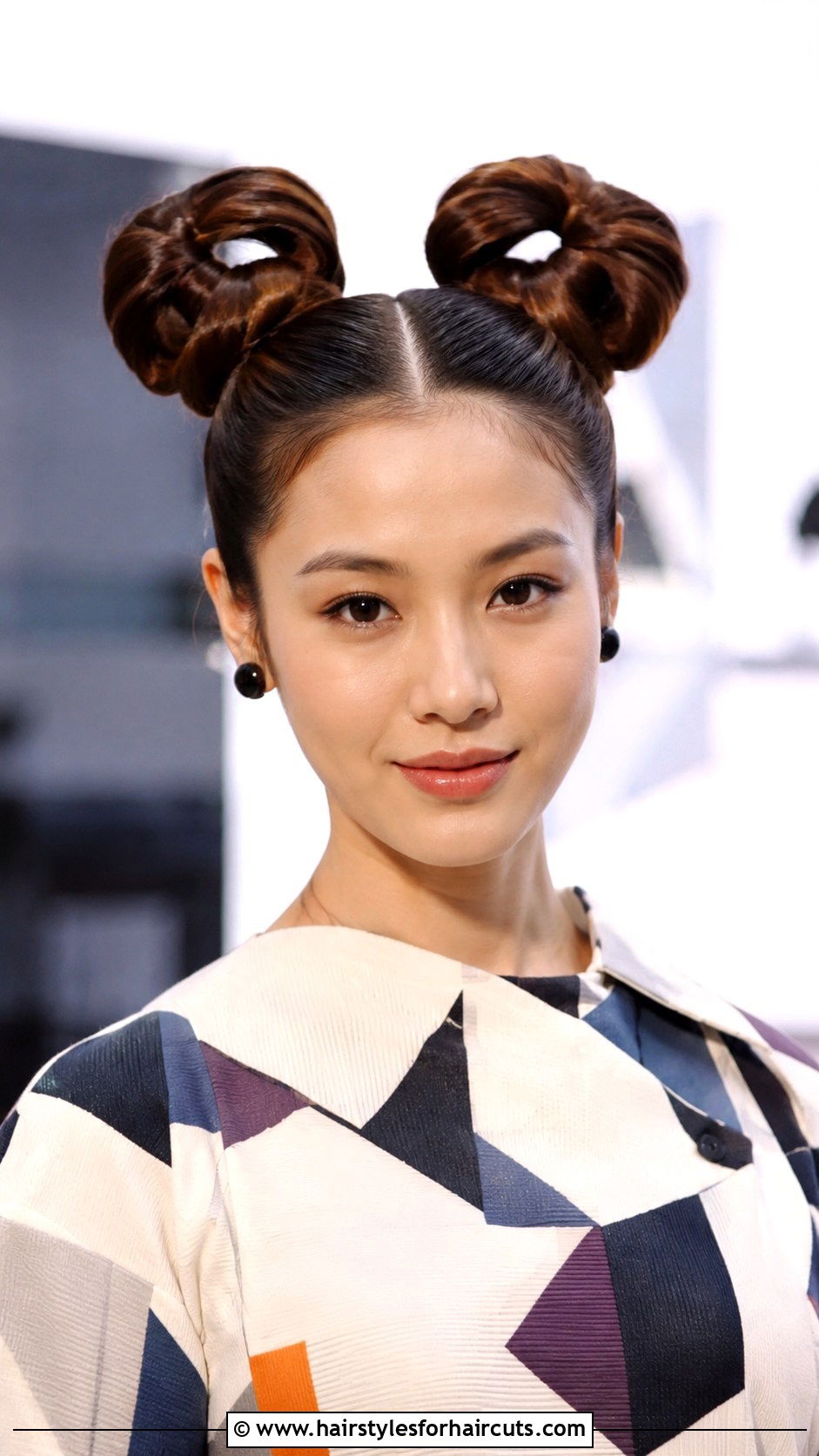 Double Loop Bun - 25 double bun hairstyles - 25 double bun hairstyles