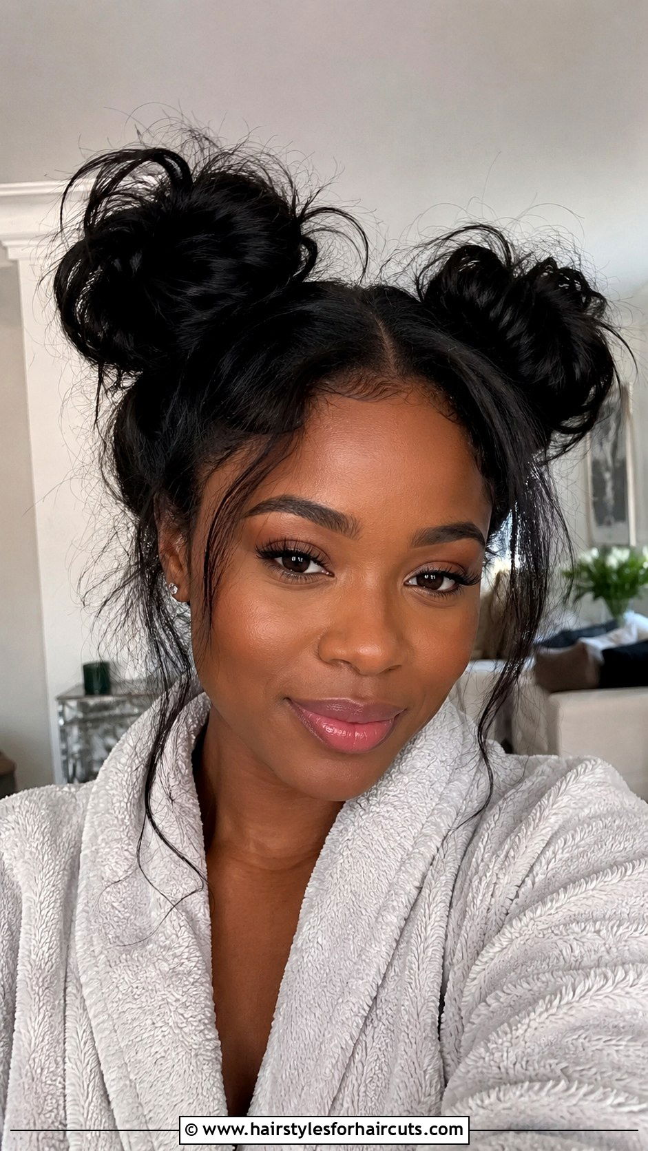 Double Messy Buns Black Hair - 25 double bun hairstyles black hair - 25 double bun hairstyles black hair
