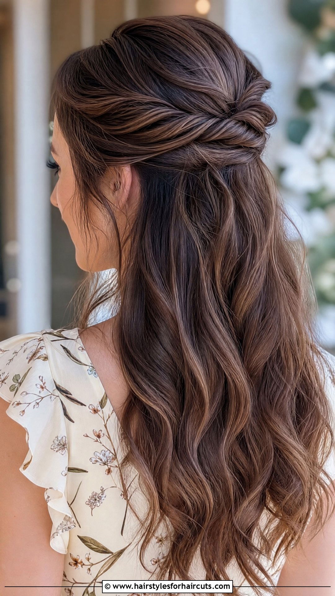 Double Twist Half Up Wedding Guest Straight Hair - 25 wedding guest hairstyles straight hair - 25 wedding guest hairstyles straight hair