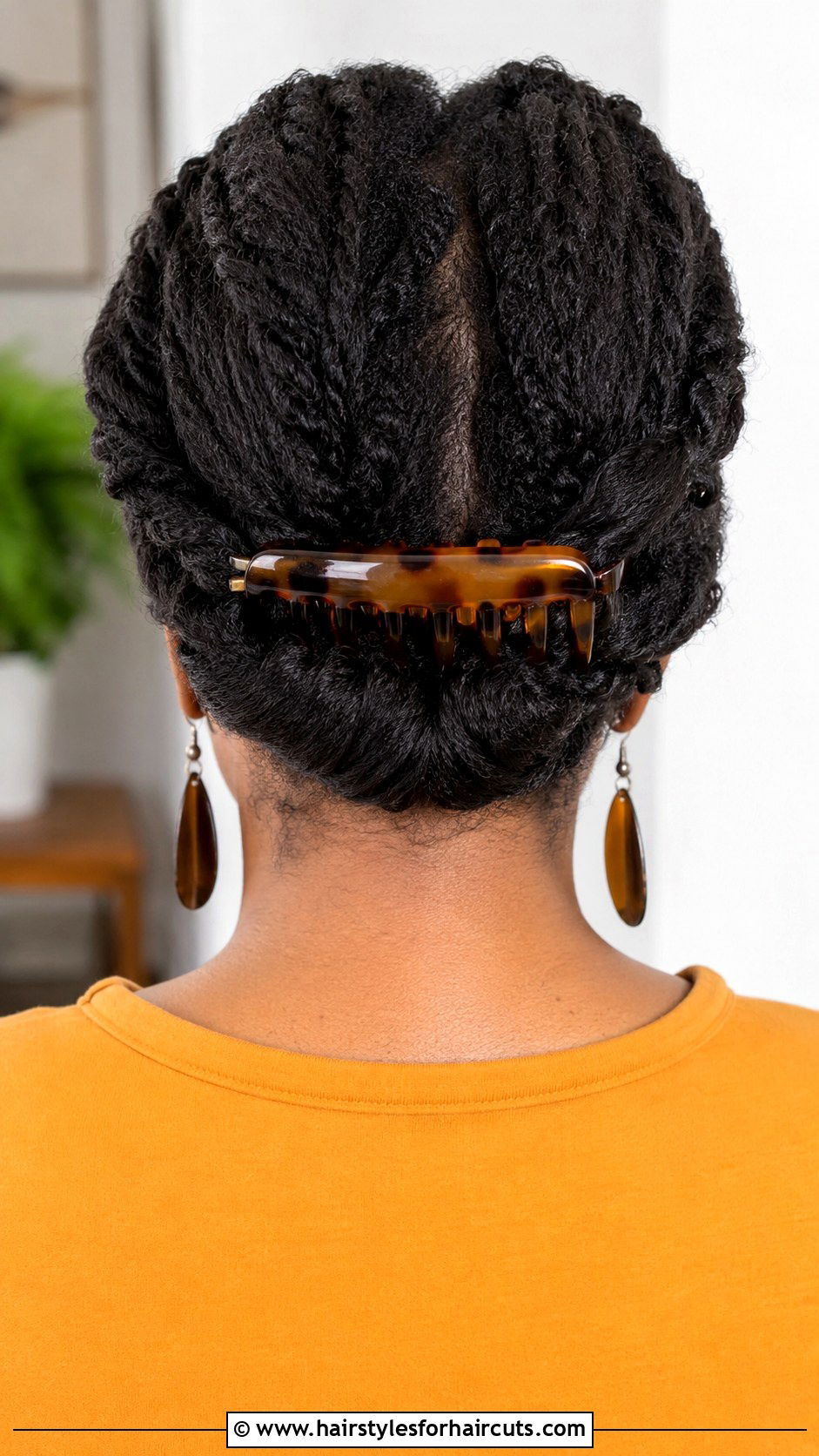 Double Twist With Comb - 25 comb in hairstyles - 25 comb in hairstyles