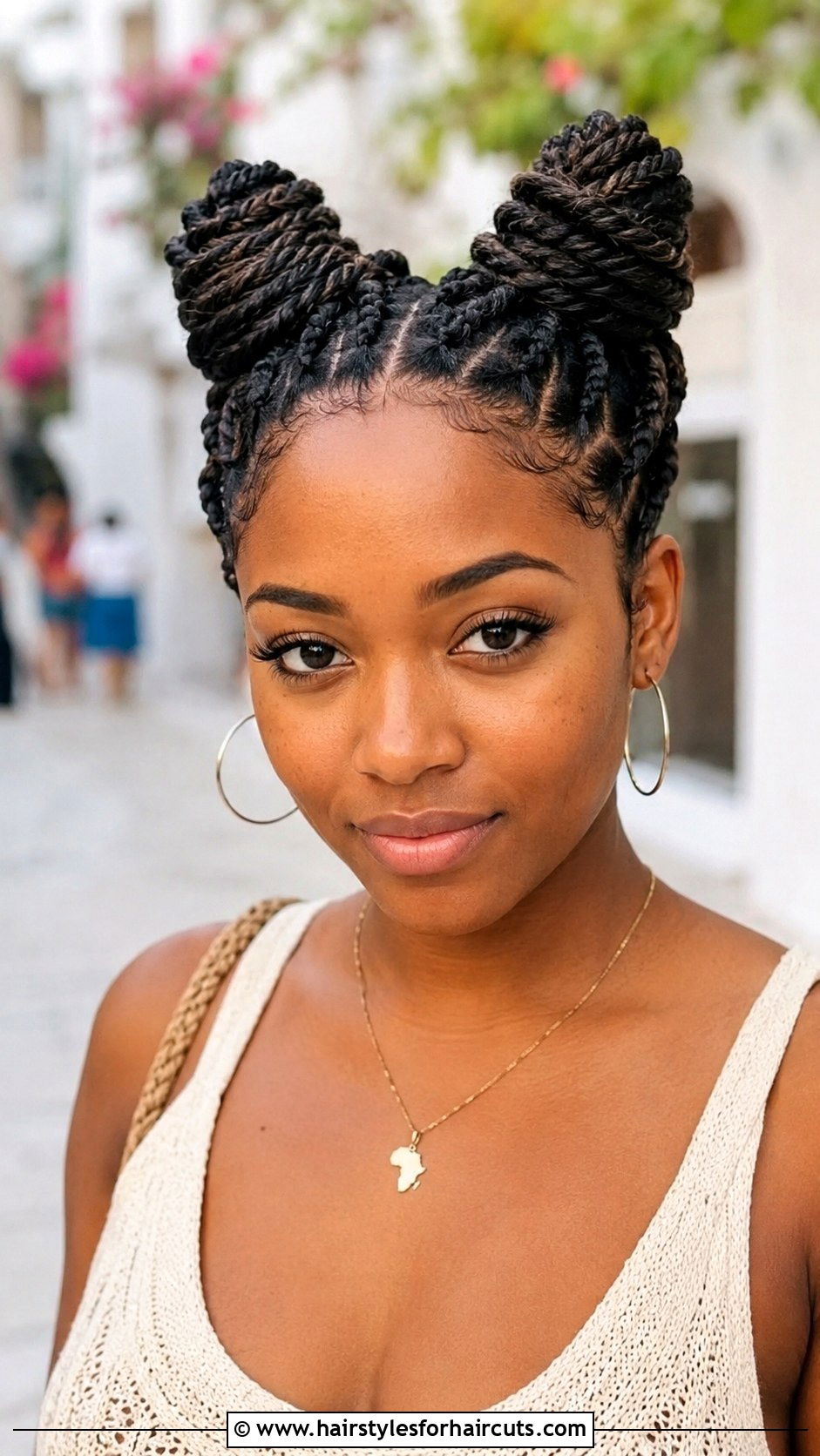 Double Twisted Hair Horns - 25 hair horns hairstyles - 25 hair horns hairstyles
