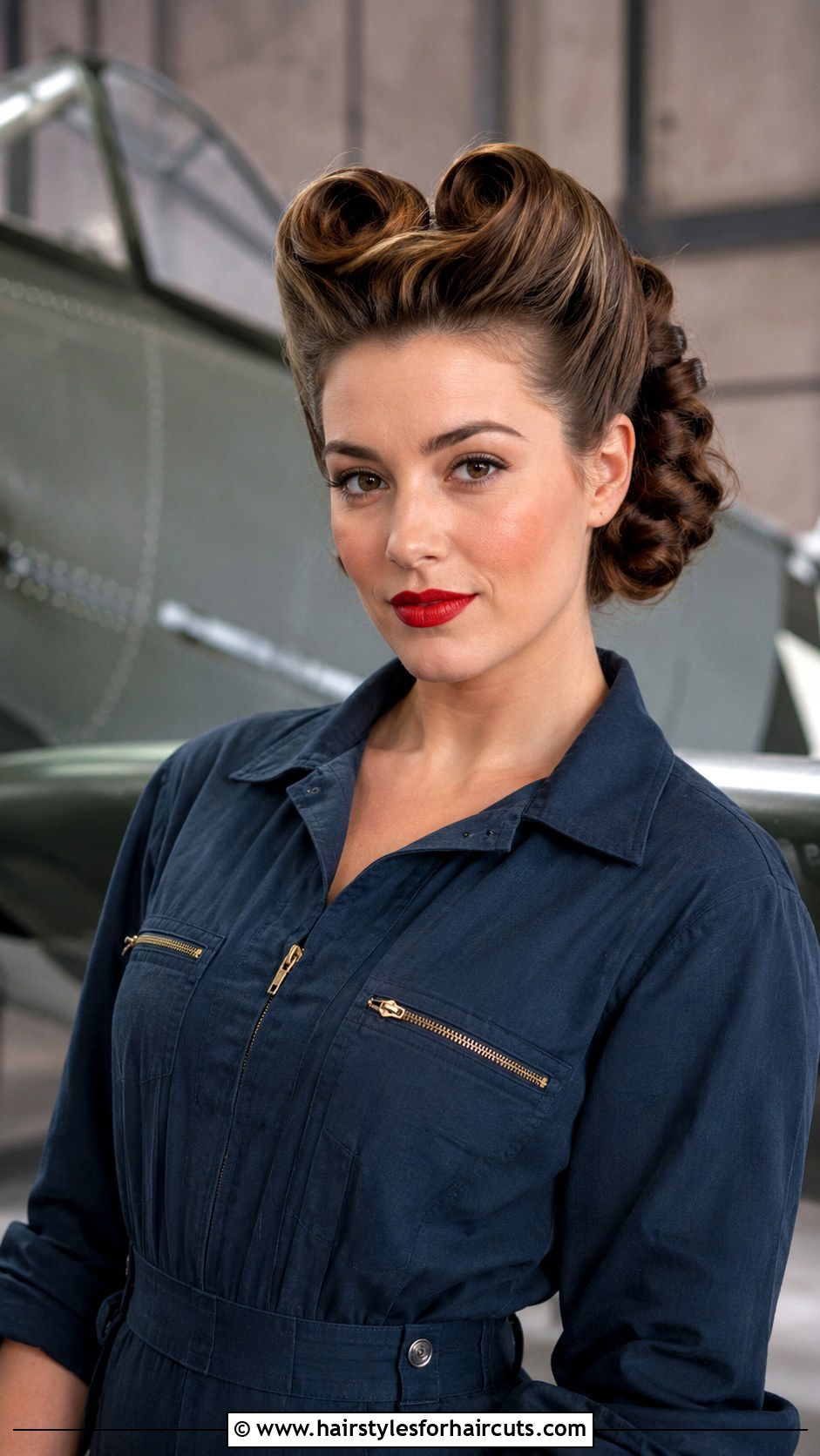 Double Victory Rolls Long Hair - 25 40s hairstyles for long hair - 25 40's hairstyles for long hair