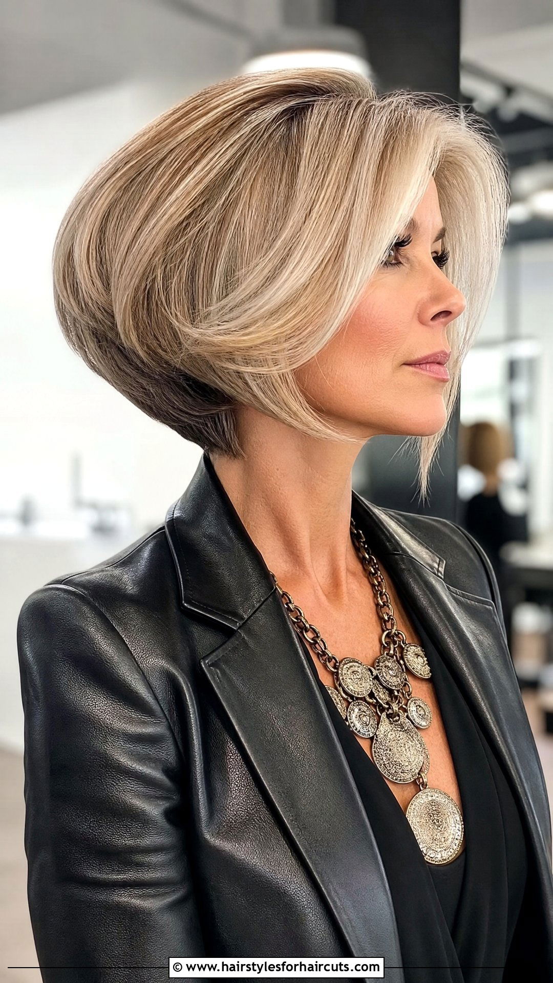 Dramatic Stacked Bob - 25 triangle haircuts - 25 triangle haircuts