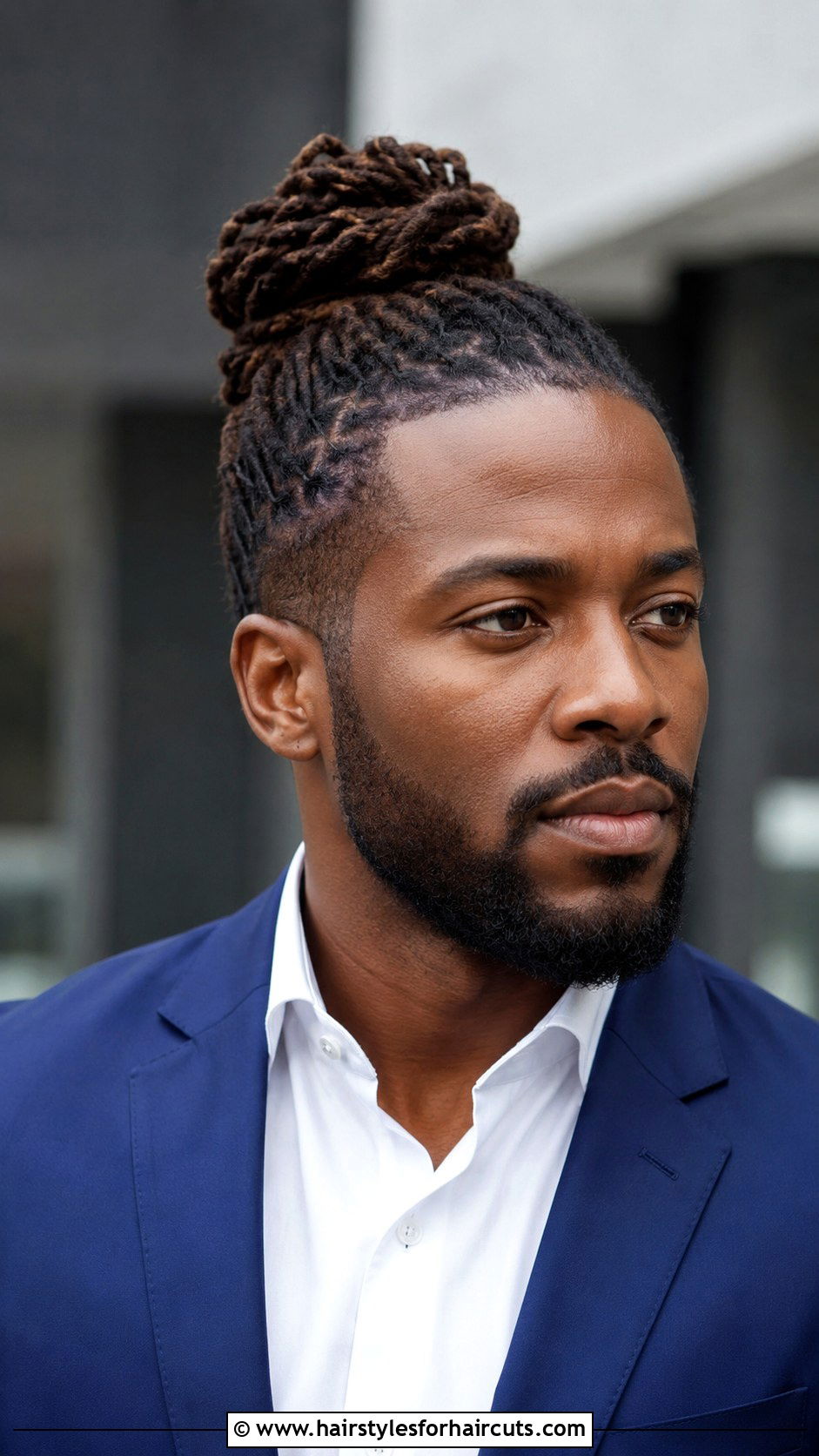 Dreadlock Bun - 25 haircuts for dreads - 25 haircuts for dreads