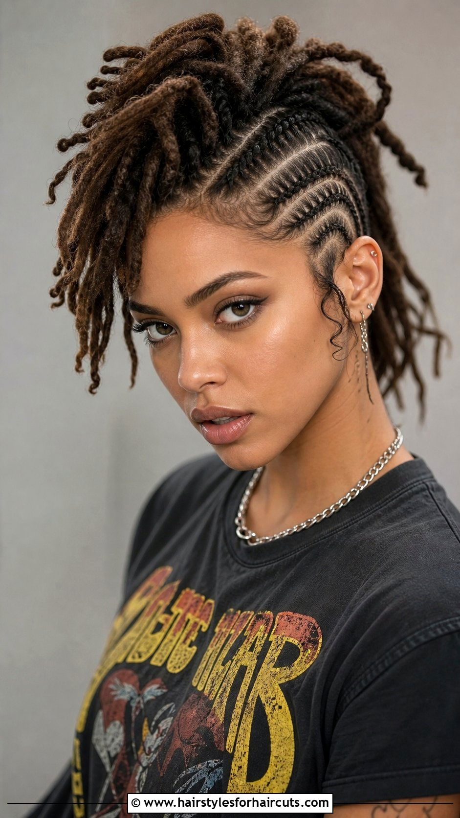 Dreadlock Mohawk - 25 hairstyles for dreads for ladies - 25 hairstyles for dreads for ladies