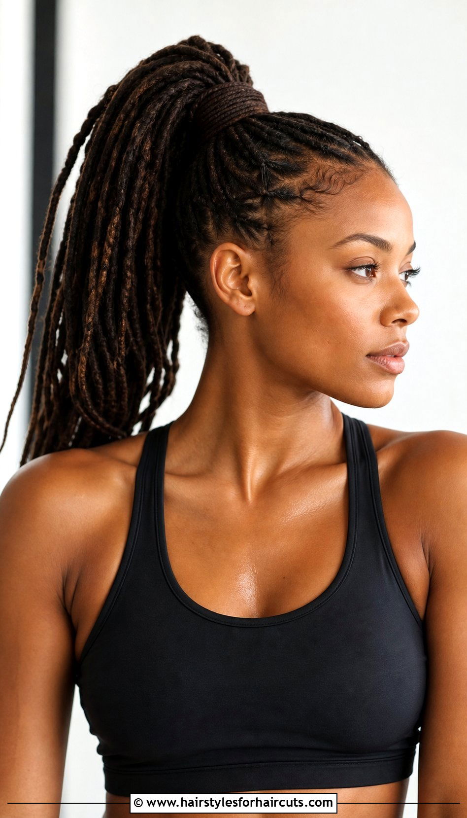 Dreadlock Ponytail - 25 hairstyles for dreads for ladies - 25 hairstyles for dreads for ladies