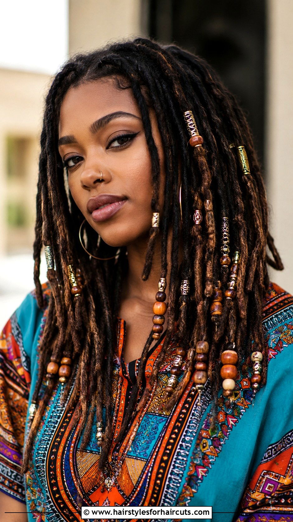 Dreadlocks With Beads - 25 dread hairstyles for ladies - 25 dread hairstyles for ladies