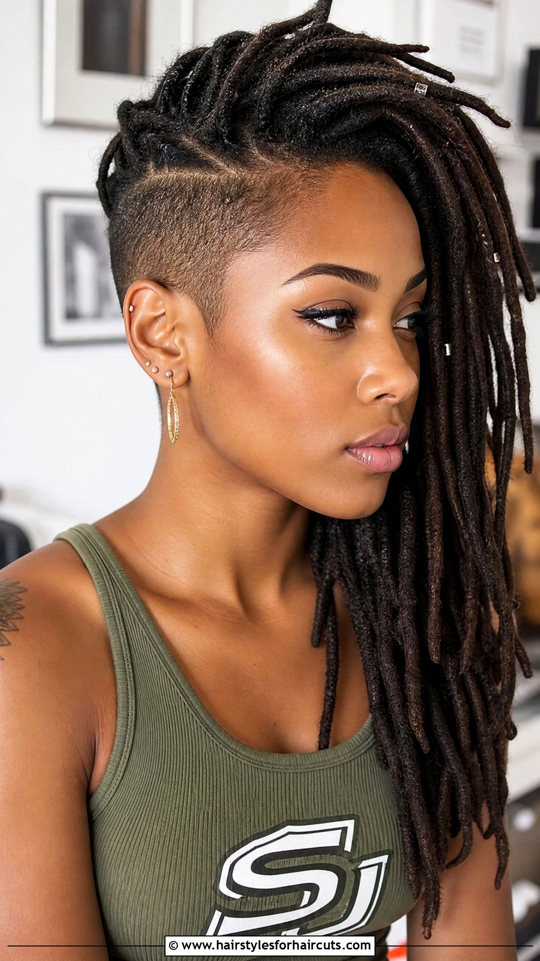 Dreads With Undercut - 25 haircuts for dreads - 25 haircuts for dreads