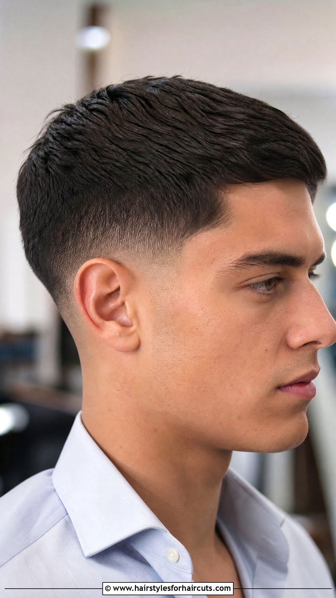 Drop Fade With Ivy League Straight Hair - 25 drop fade haircuts straight hair - 25 drop fade haircuts straight hair