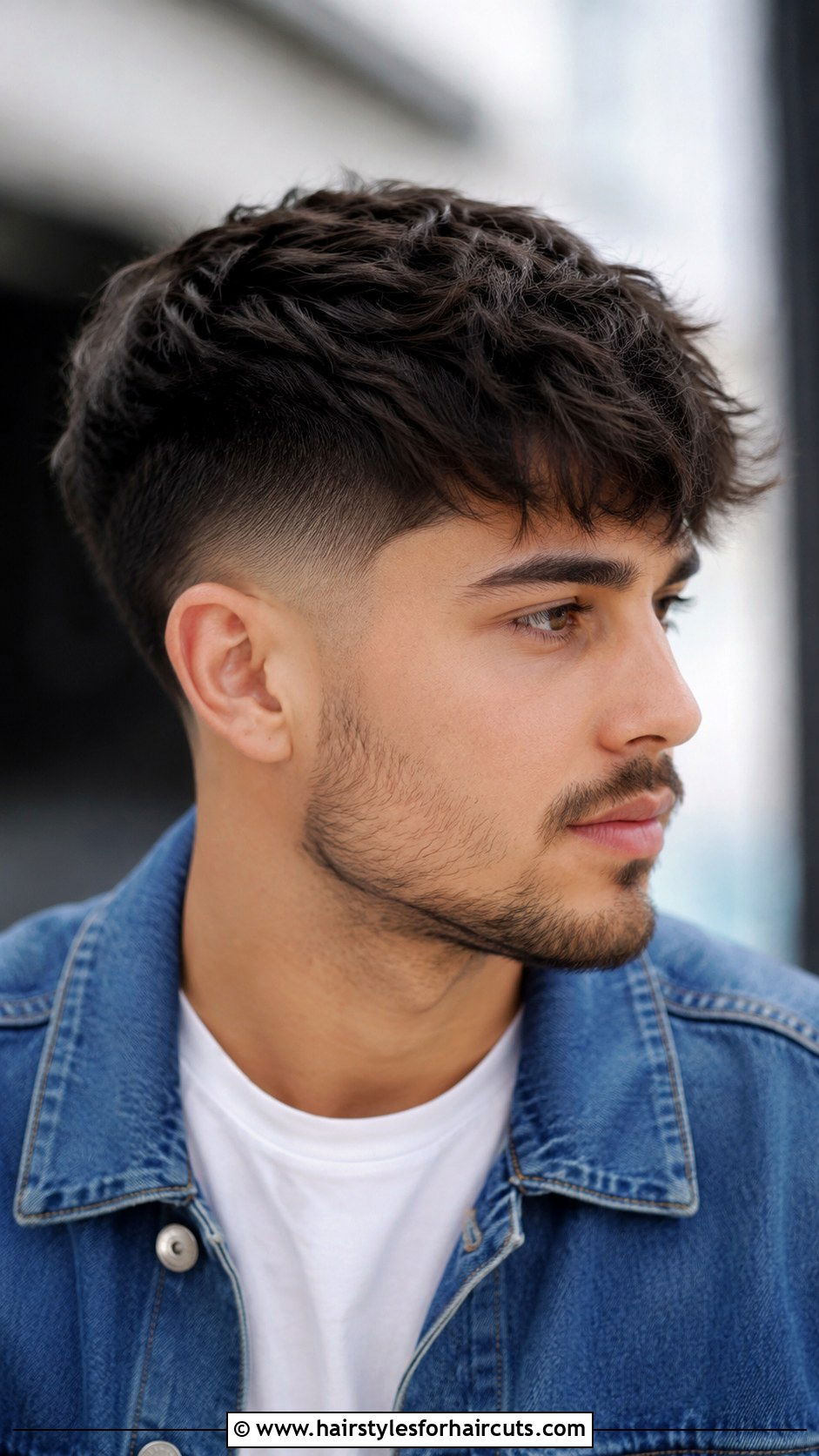 Drop Fade With Textured Fringe - 25 fade haircuts with short hair - 25 fade haircuts with short hair