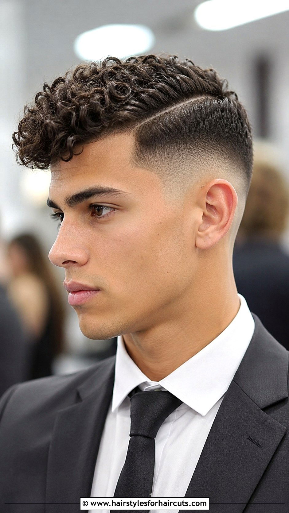 Drop Fade with Side Part Curly Hair - 25 drop fade haircuts curly hair - 25 drop fade haircuts curly hair