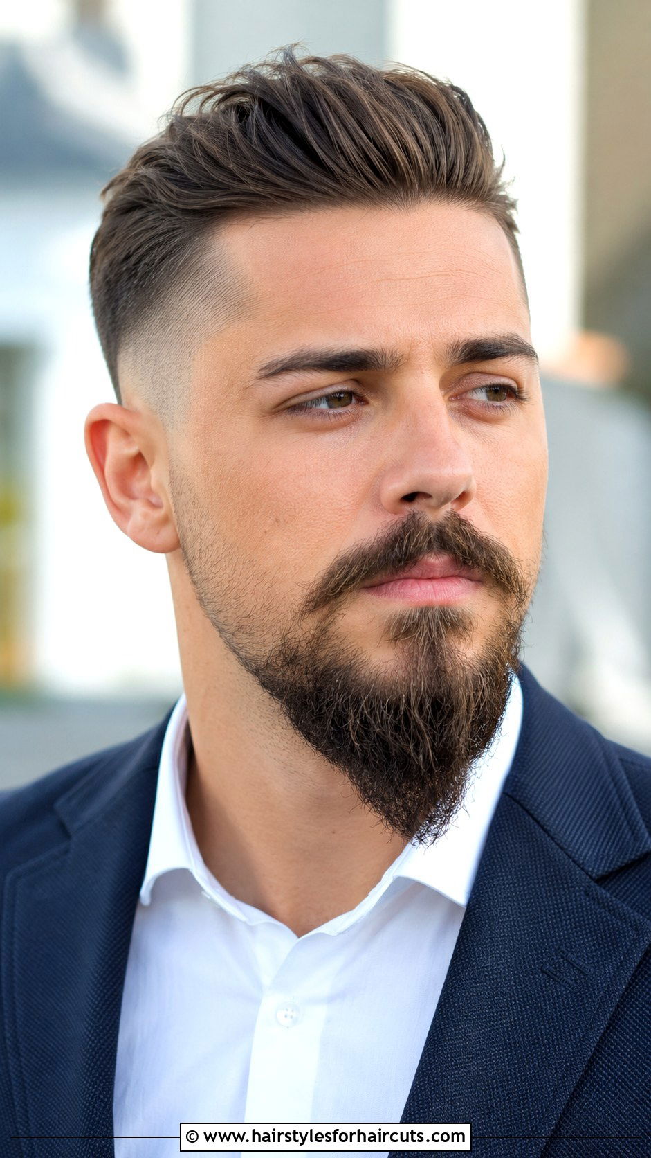 Ducktail Beard - 25 facial hairstyles for oval faces - 25 facial hairstyles for oval faces
