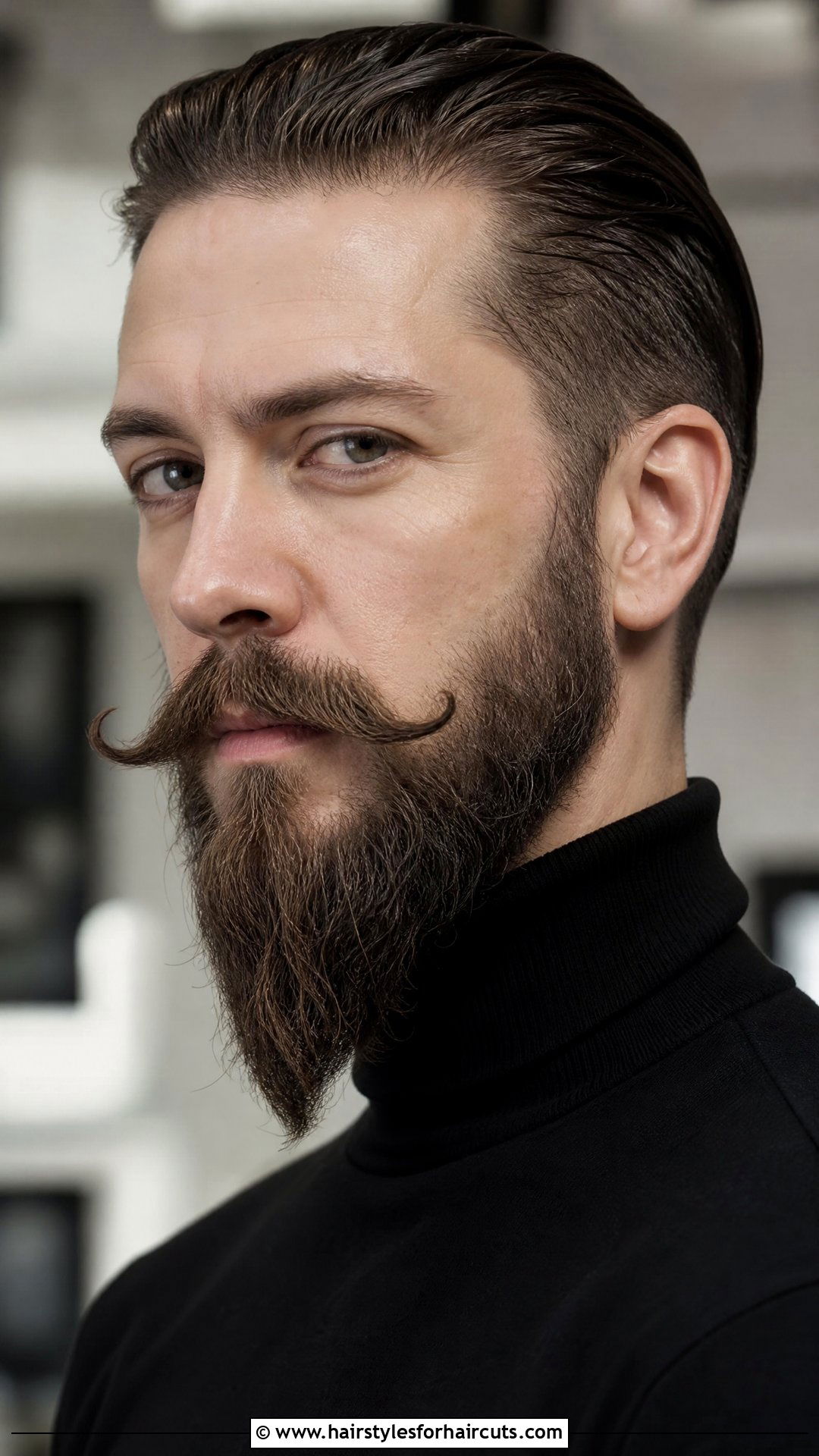 Ducktail Beard With Twisted Ends - 25 funny facial hairstyles - 25 funny facial hairstyles
