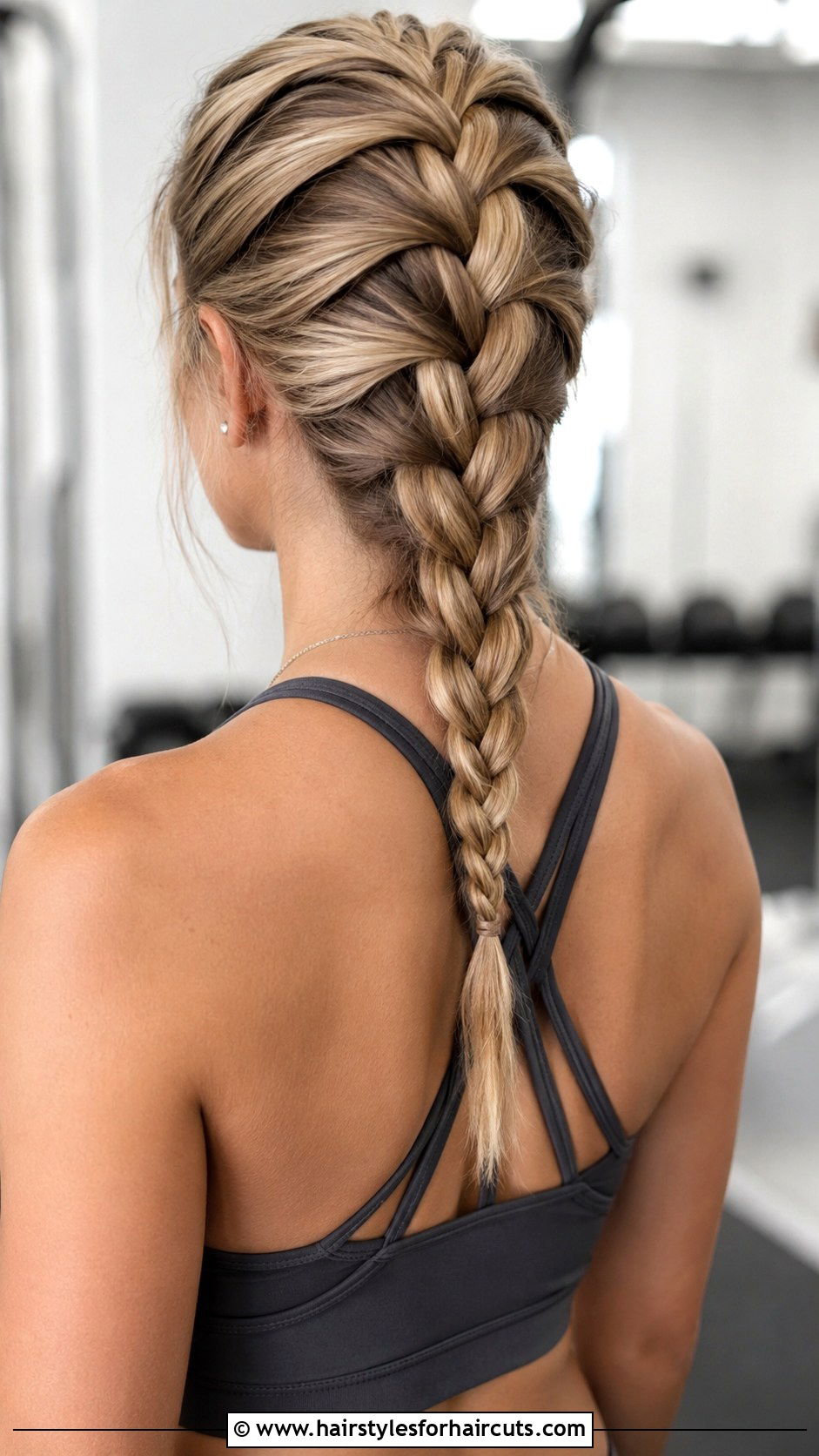 Dutch Braid - 25 gym hairstyles - 25 gym hairstyles
