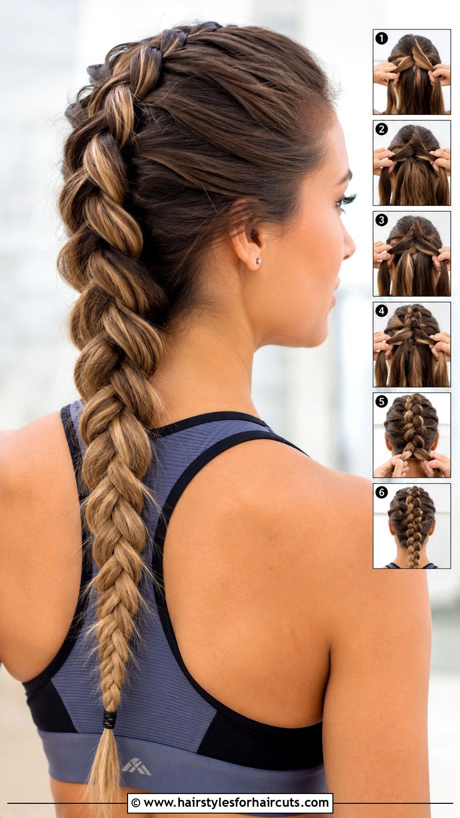 Dutch Braid Hairstyle Tutorial - 25 hairstyles tutorial - 25 hairstyles tutorial