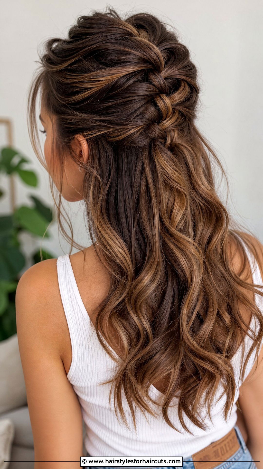 Dutch Braid Half Up - 25 wedding guest hairstyles medium hair - 25 wedding guest hairstyles medium hair