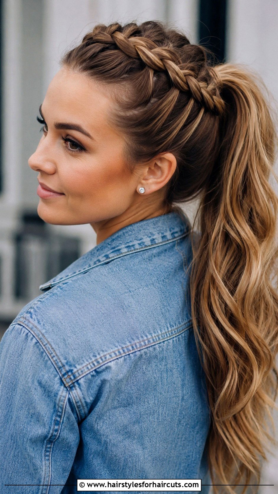 Dutch Braid High Ponytail - 25 dutch braid hairstyles for long hair - 25 dutch braid hairstyles for long hair