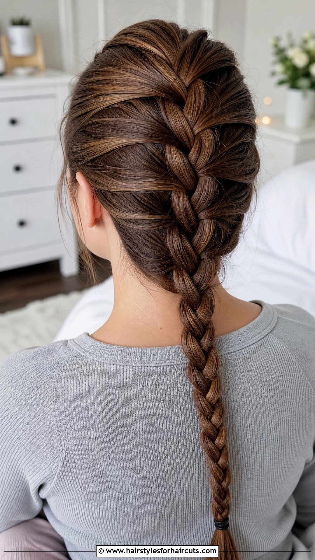 Dutch Braid Overnight Hairstyle To Prevent Frizzy Hair - 25 overnight hairstyles to prevent frizzy hair - 25 overnight hairstyles to prevent frizzy hair