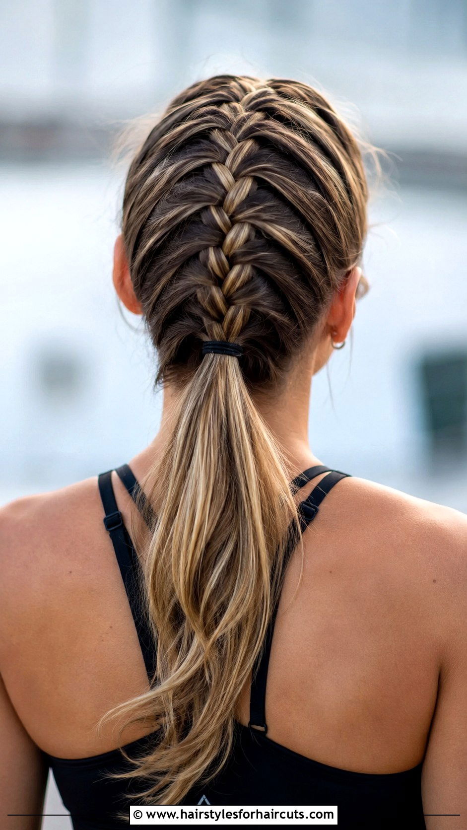 Dutch Braid Ponytail - 25 easy ponytail hairstyles for medium length hair - 25 easy ponytail hairstyles for medium length hair
